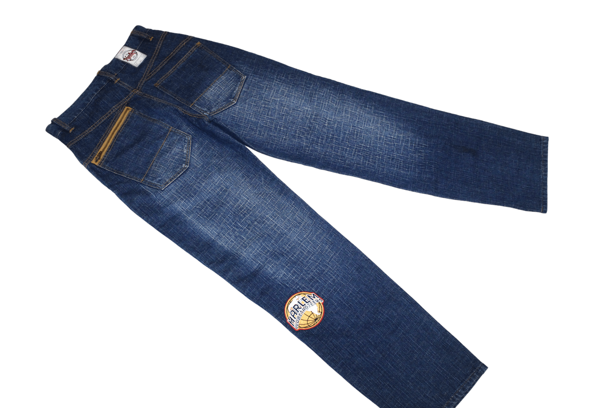Fubu RARE🔥Platinum Fubu Harlem Globetrotters Baggy Rap Jeans Size US 30 / EU 46 - 8 Thumbnail
