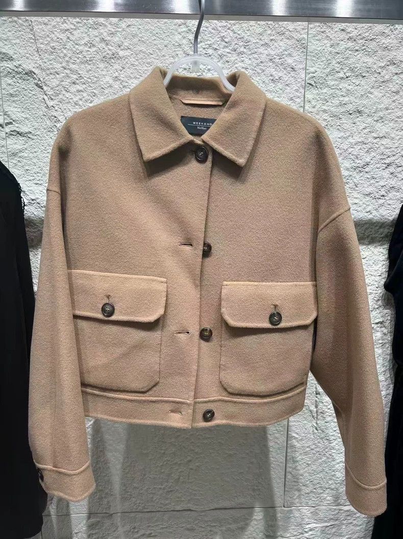 Max Mara max mara Camel double-sided wool short Size S / US 4 / IT 40 - 1 Thumbnail