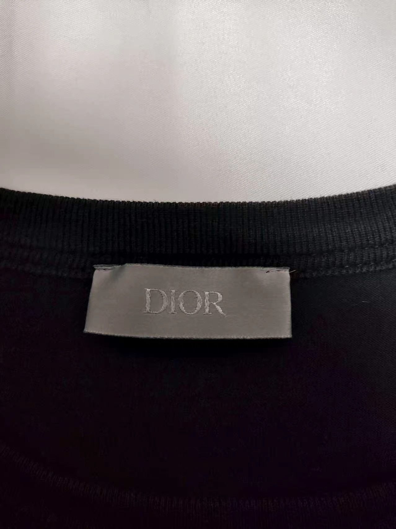 Dior DIOR Logo Embroidered Short Sleeve T-Shirt K13 Size US M / EU 48-50 / 2 - 3 Thumbnail