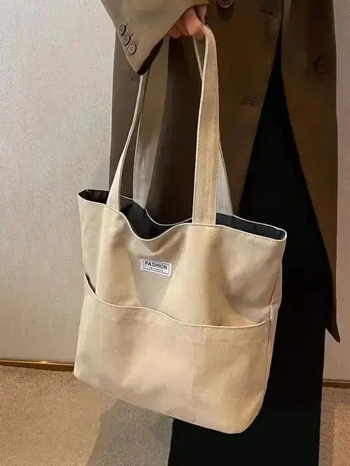 Tote Bag Vintage Japananese Brand Minimal in Brown, Men's