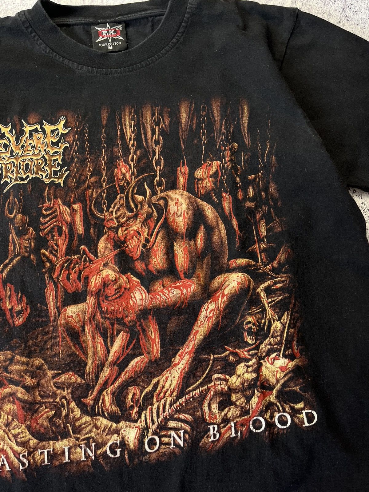 Band Tees Rare Severe Torture Feasting On Blood Vintage tee Size US M / EU 48-50 / 2 - 7 Thumbnail