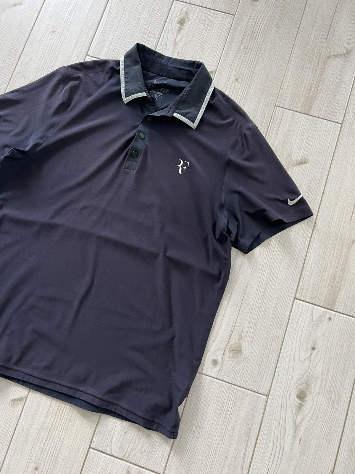 Nike Roger Federer Nike RF Tennis Polo US Open Nigth Session 2010 Size US L / EU 52-54 / 3 - 9 Thumbnail