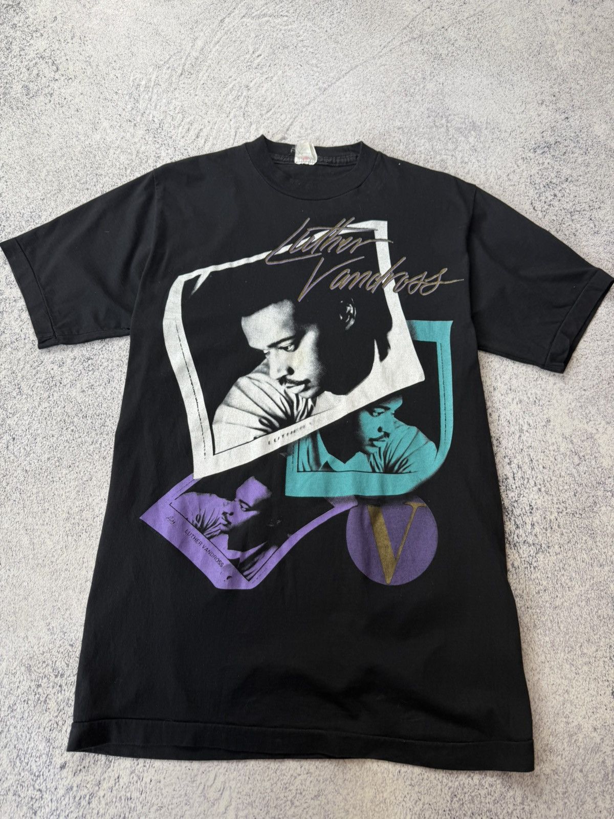 Band Tees Vintage Luther Vandross 1988 Rap T-Shirt Rare Size US M / EU 48-50 / 2 - 5 Thumbnail