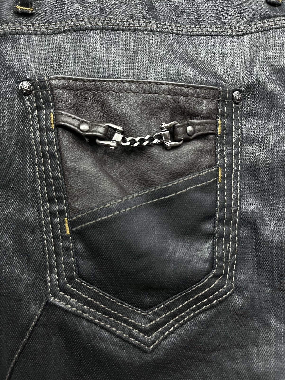 Nicole Club 🔥VERY RARE🔥RIELABO NCFM Waxed Cotton Pants Size 32" / US 10 / IT 46 - 8 Thumbnail