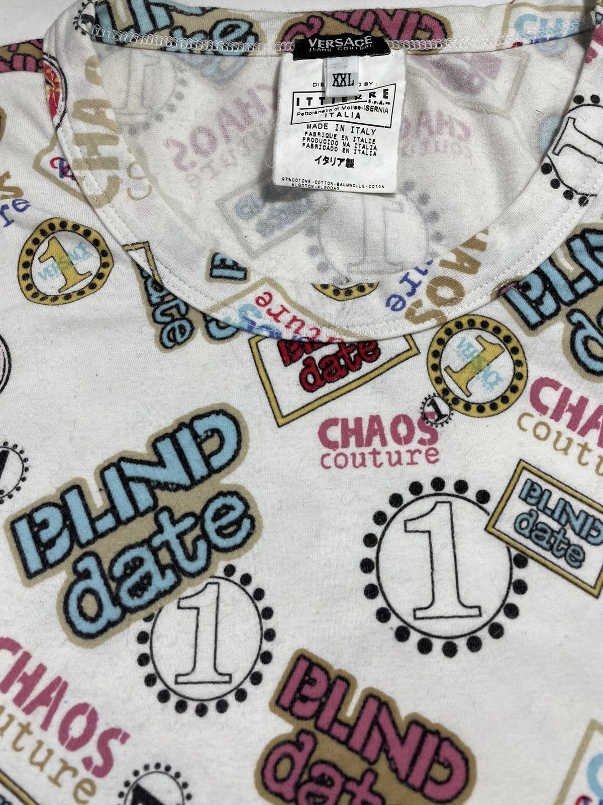 Versace rare versace blind date t shirt Size US L / EU 52-54 / 3 - 3 Thumbnail