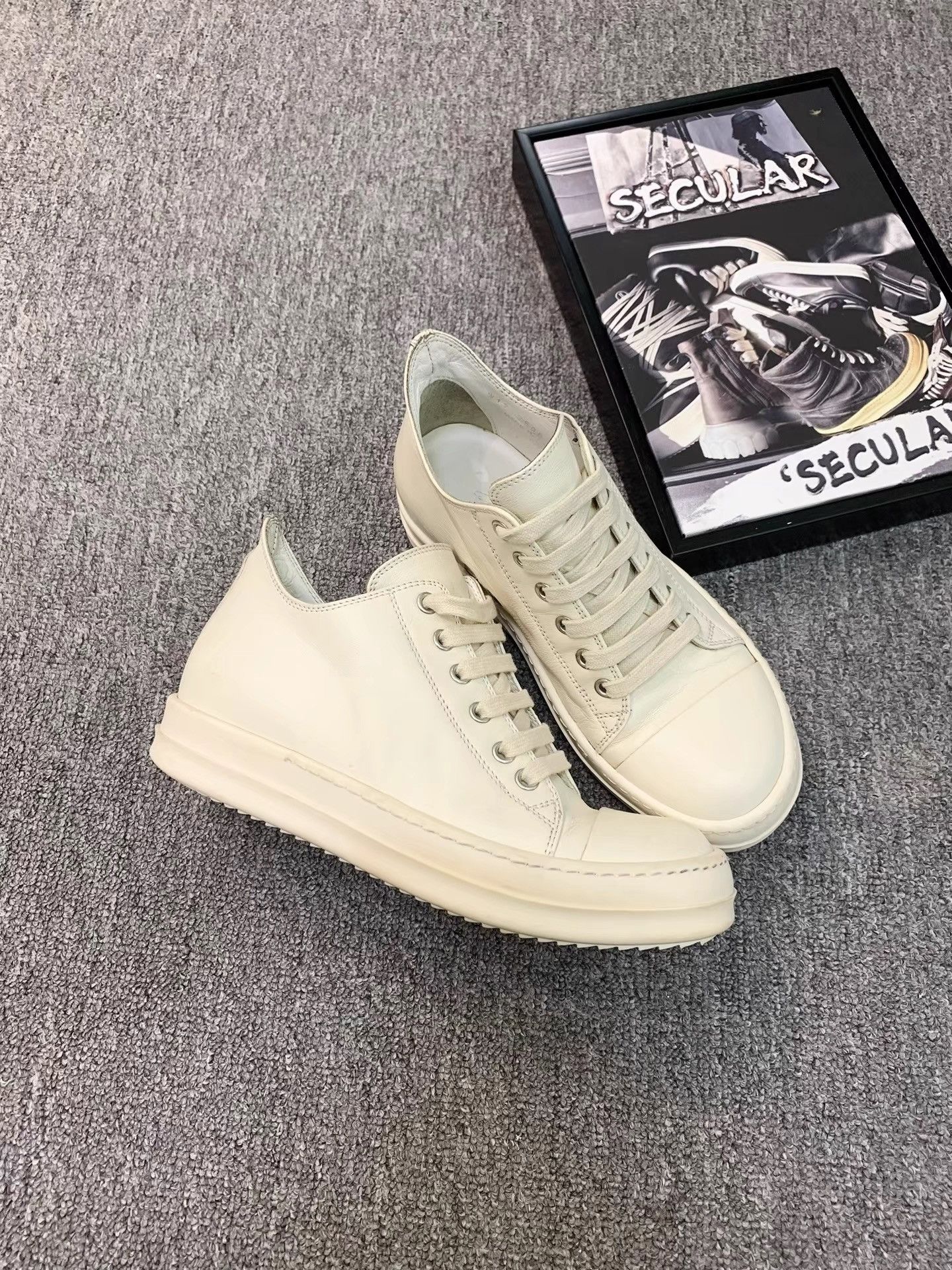 Rick Owens Rick Owens High Top Sneakers K34 Size US 5.5 / IT 35.5 - 4 Thumbnail