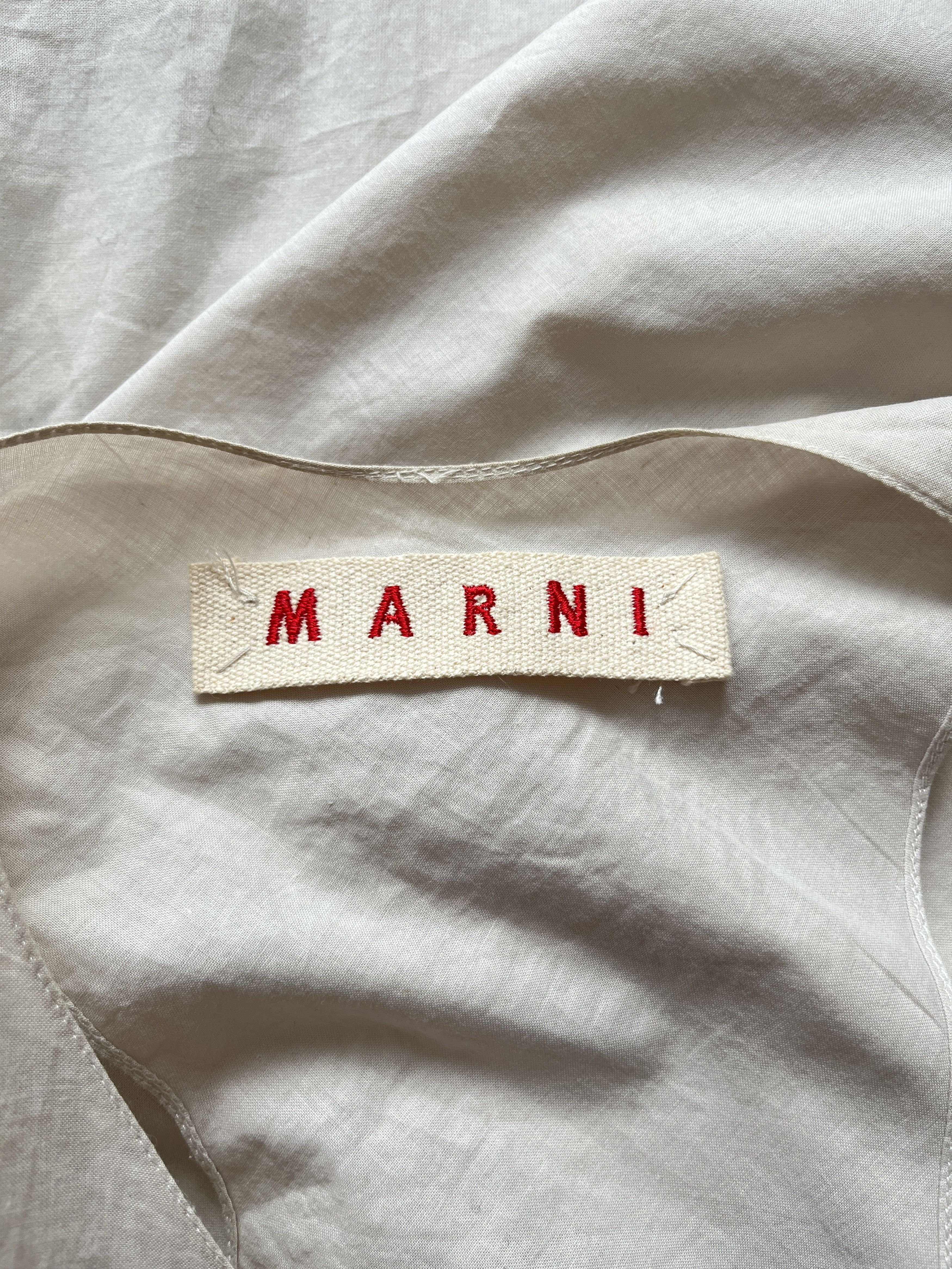Marni ⚡️QUICK SALE⚡️ Marni Sample Beige Asymmetric Tank Top Size M / US 6-8 / IT 42-44 - 3 Thumbnail