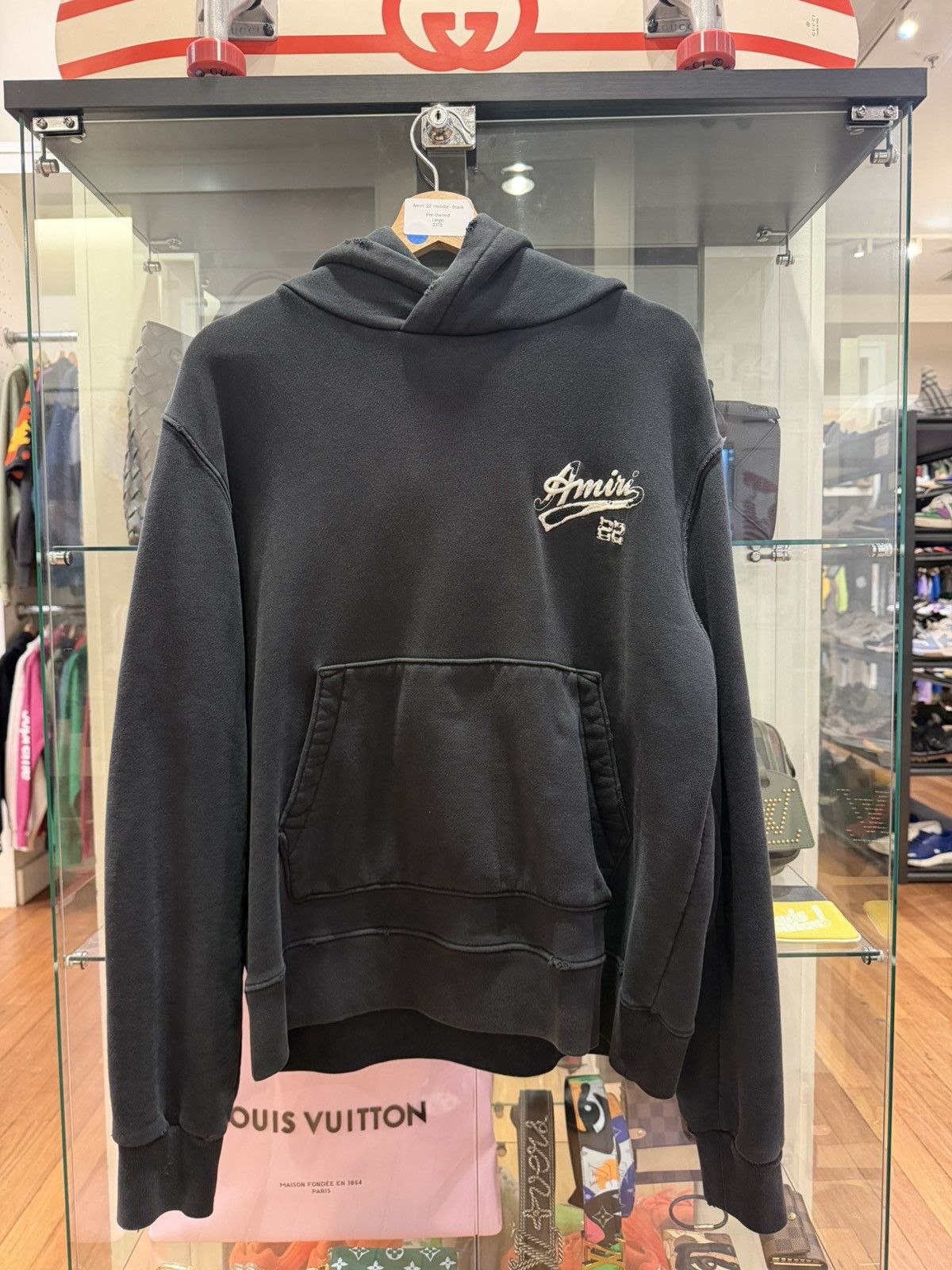 Amiri Amiri ‘22 Varsity Logo Embroidered Hoodie Size US L / EU 52-54 / 3 - 1 Thumbnail