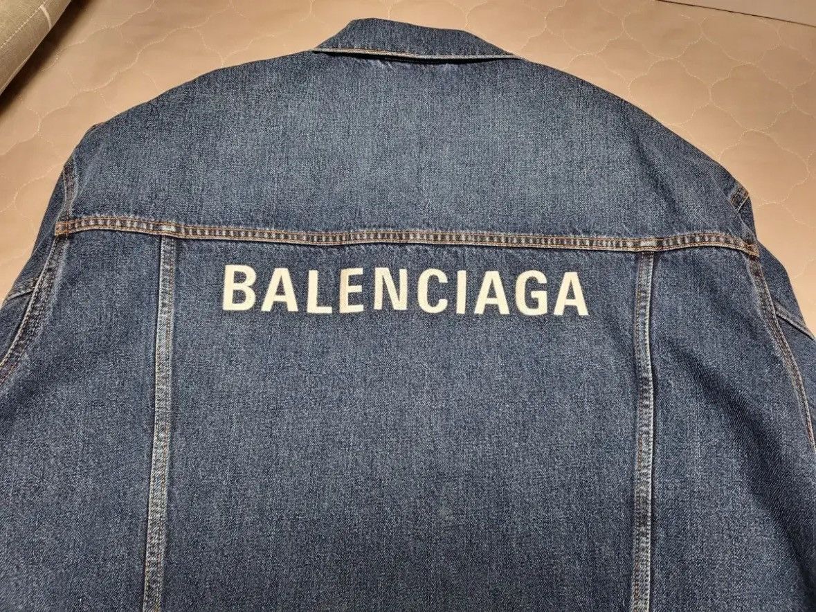Balenciaga Balenciaga Denim Jacket Size XXS / US 00 / IT 34 - 2 Thumbnail