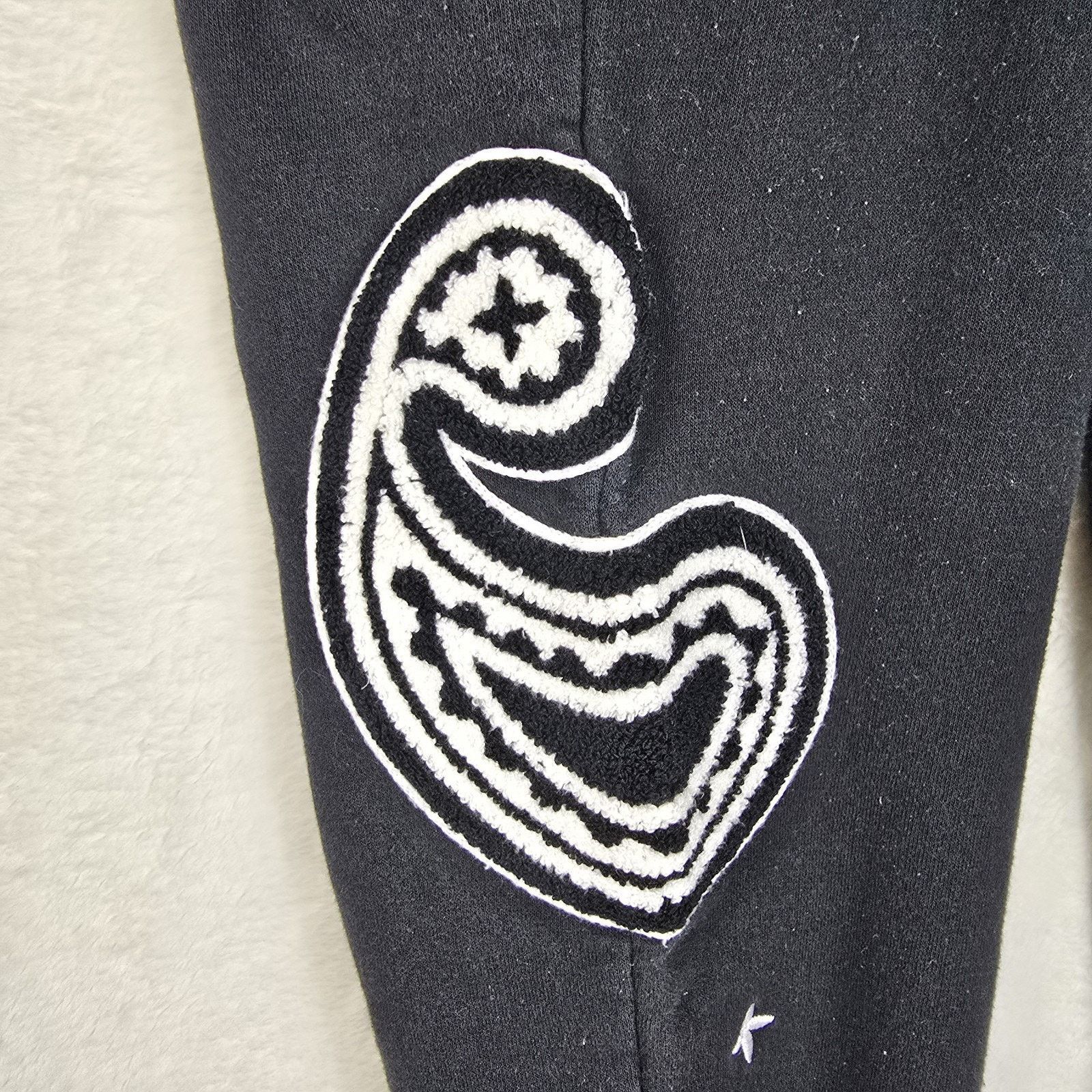 EPTM. EPTM Paisley Embroidered Black Sweatpants Men's Size XL 36 Size US 31 - 7 Thumbnail
