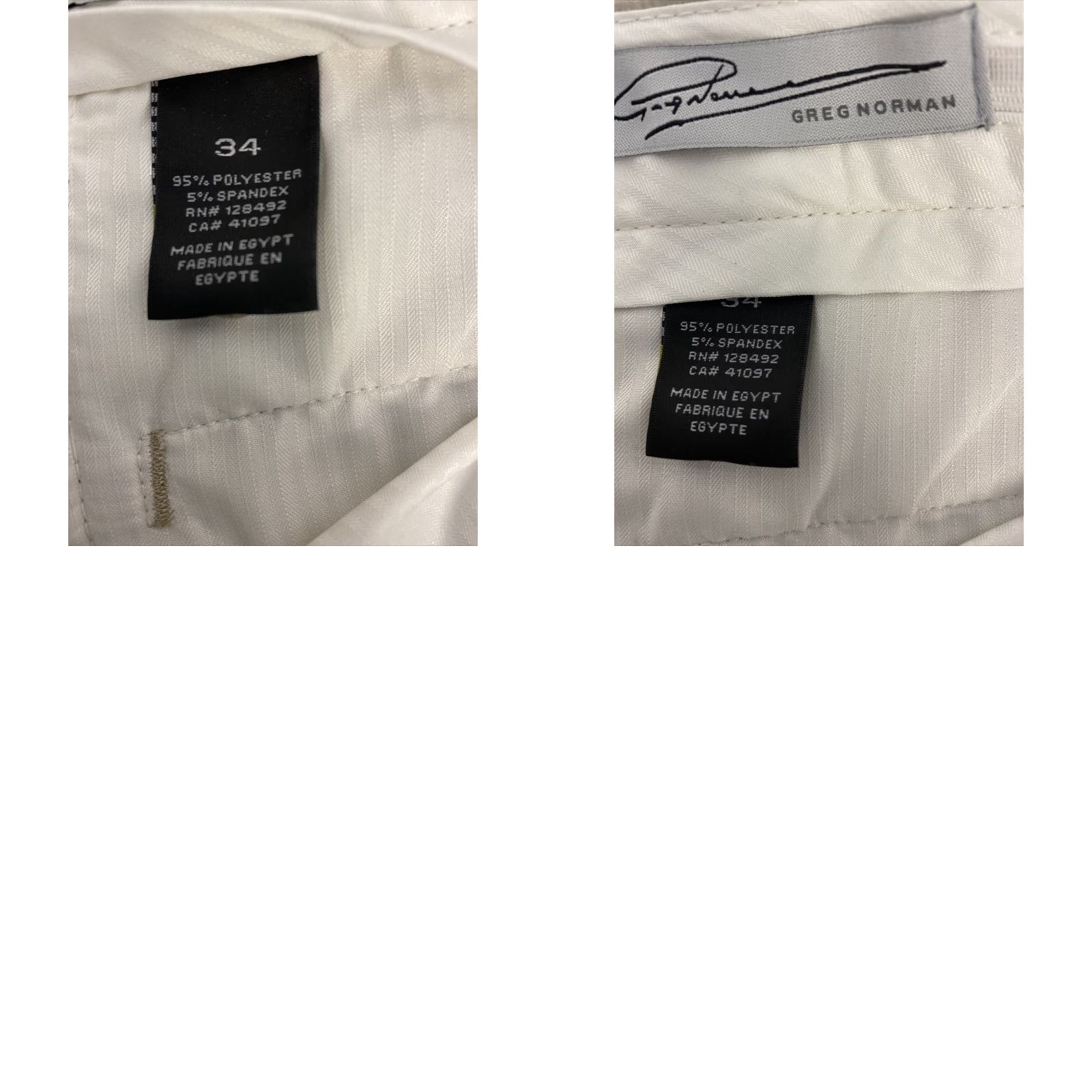 Vintage Greg Norman Casual Golf Shorts Chino Men's Size 34 Flat Front Plaid Beige/98-15 Size US 34 / EU 50 - 8 Thumbnail