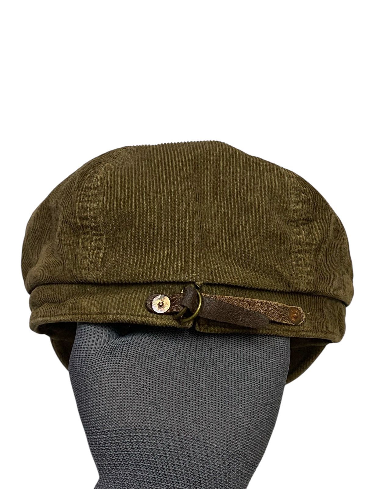 RRL Ralph Lauren Vintage Double RL Corduroy Spitfire Cotton Cap Size ONE SIZE - 11 Thumbnail