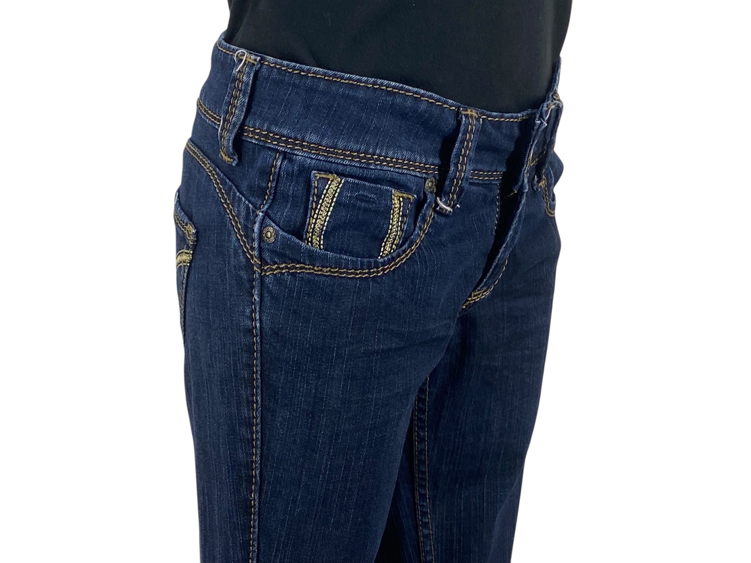 Japanese Brand BackNumber Japanese Vintage Pants 90s Low Rise Jeans Size 29" - 6 Thumbnail