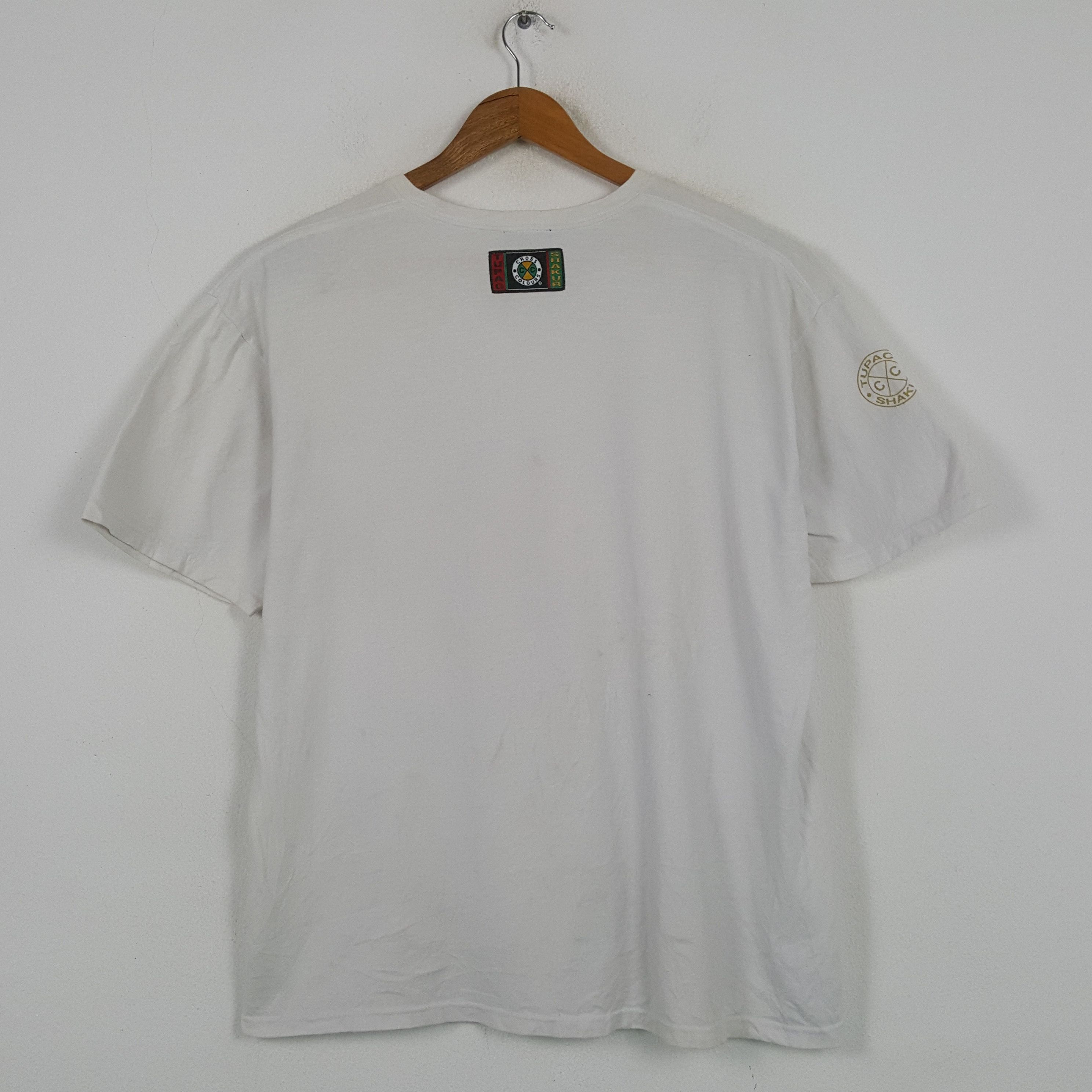 Cross Colours × Rap Tees × Vintage Vintage TUPAC SHUKUR x Cross Colours T-shirt 31 Size US XL / EU 56 / 4 - 3 Thumbnail