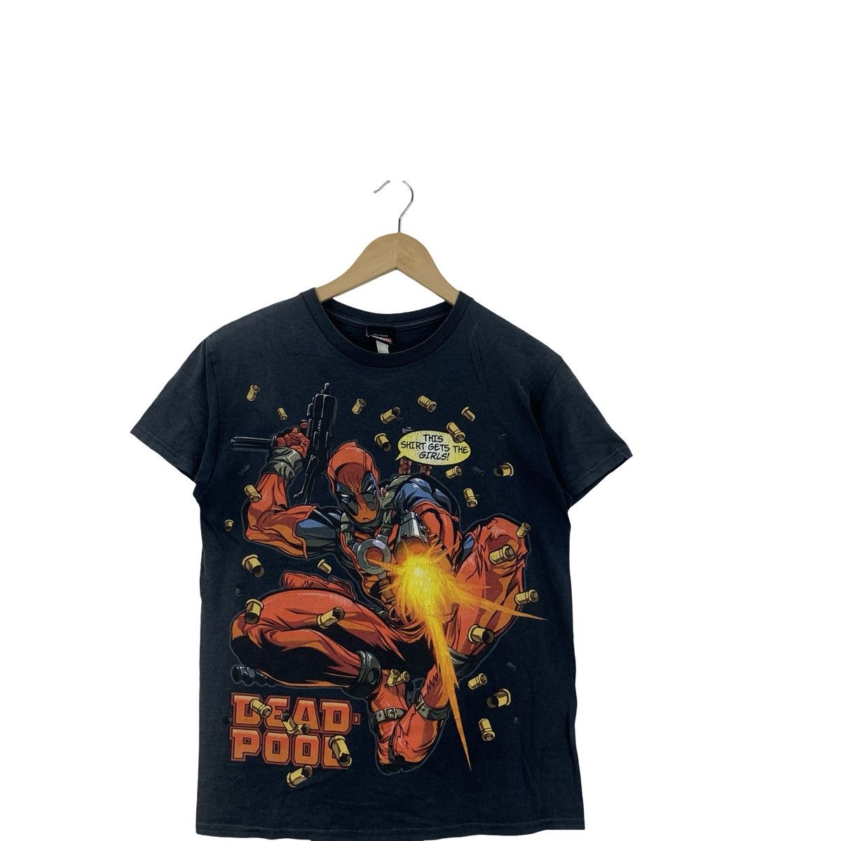 Marvel Comics Vintage MARVEL x DEADPOOL Overprint Tee Shirt Top Comic Book Size US S / EU 44-46 / 1 - 4 Thumbnail