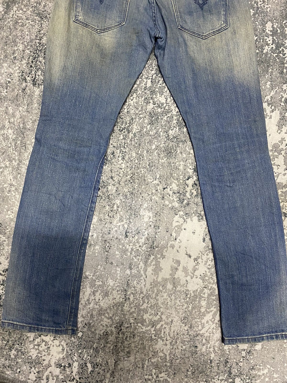 Japanese Brand Japanese Brand Cook Jeans Distressed Denim Jeans Size US 34 / EU 50 - 6 Thumbnail