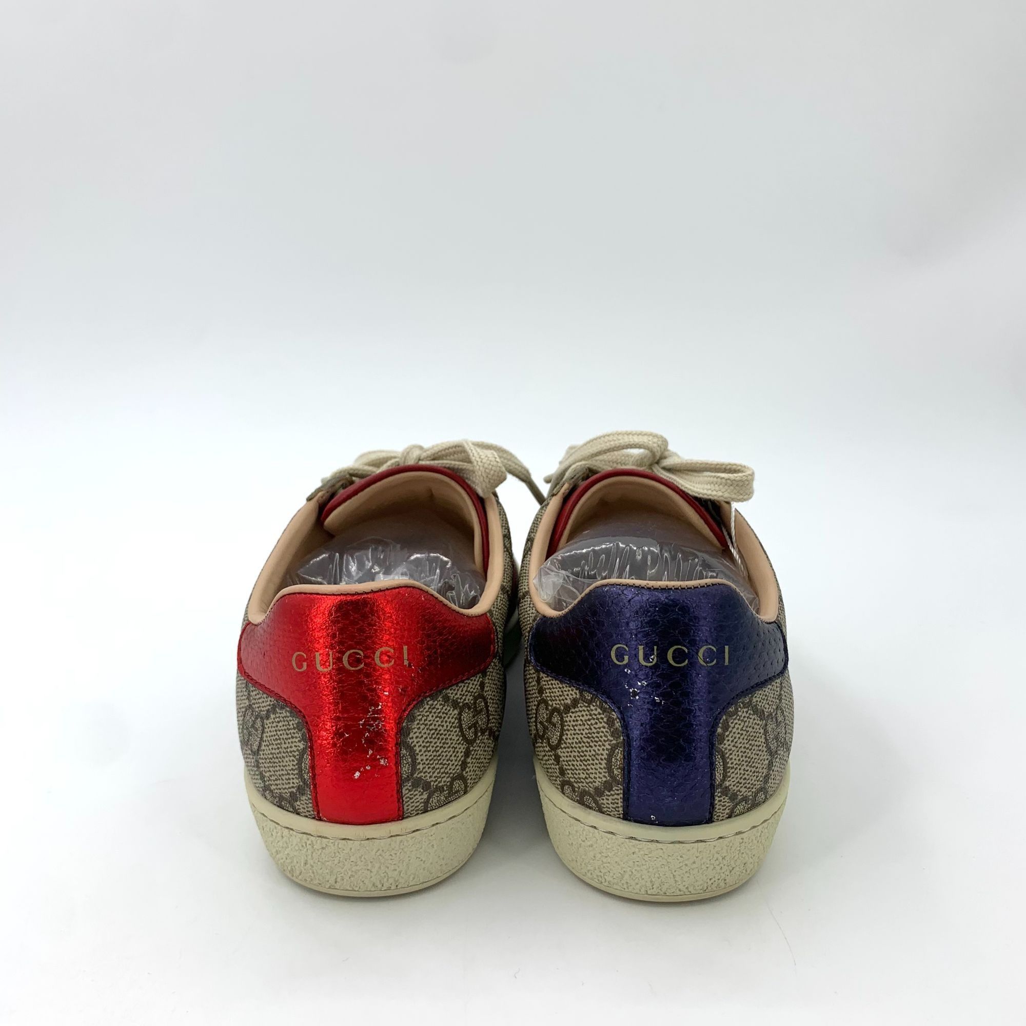 Gucci Gucci Ace Series GG Monogram Sneakers Womens Size 35 Beige/R Size US 5 / IT 35 - 7 Thumbnail