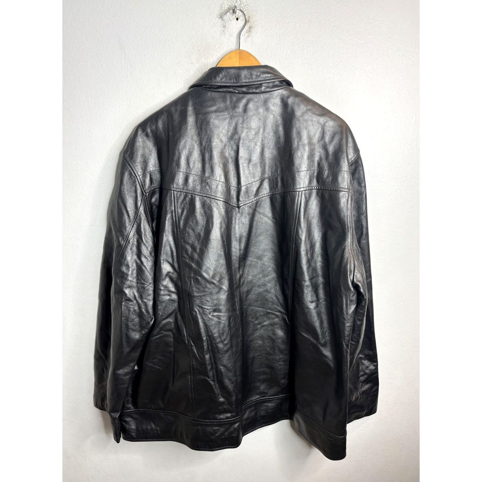 Vintage VINTAGE Wilsons Leather Jacket Womens 1X Black M. Julian Thinsulate Gloves Bomber Jacket 90s Mens Big & Tall Size XL / US 12-14 / IT 48-50 - 7 Thumbnail