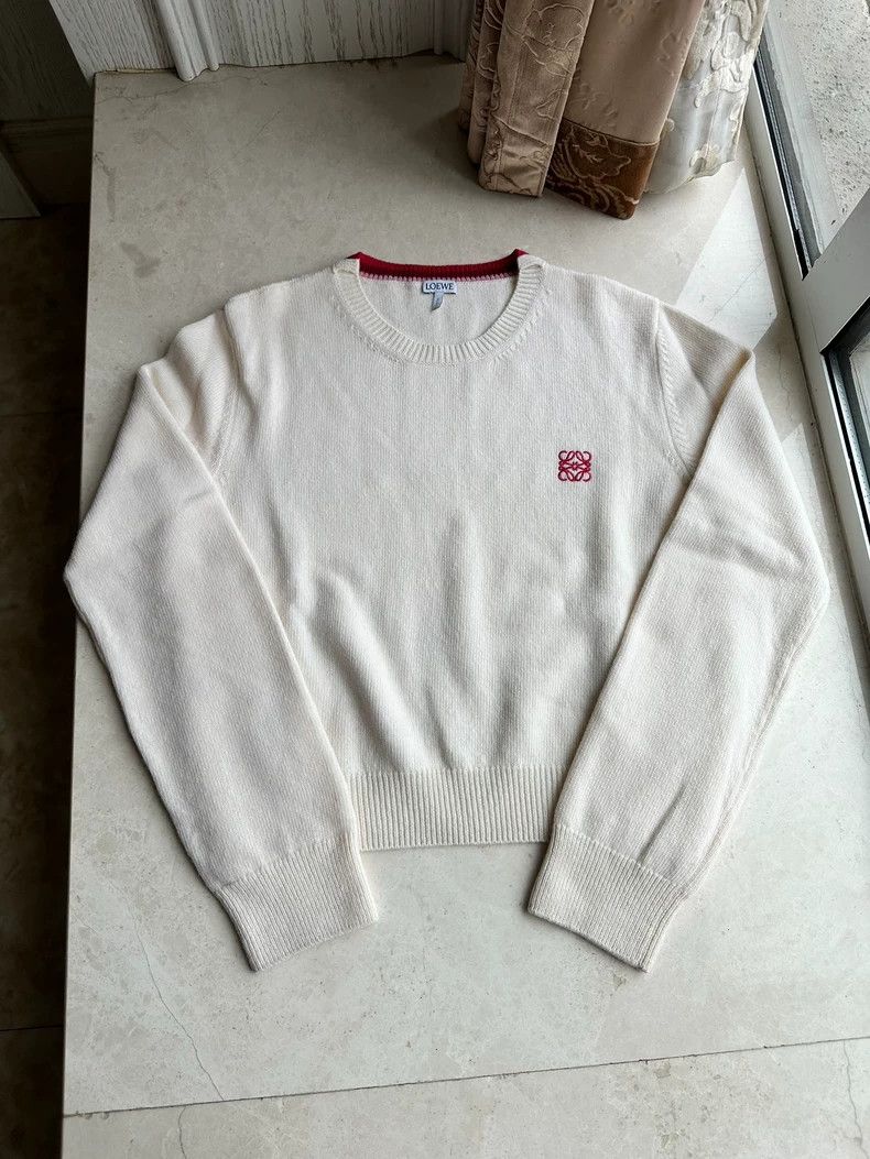 Loewe LOEWE logo woollen sweater Size L / US 10 / IT 46 - 1 Thumbnail
