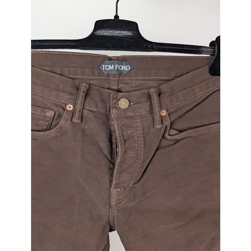 Tom Ford o1rshd1 Straight-Fit Denim Jeans in Brown Size US 32 / EU 48 - 8 Thumbnail