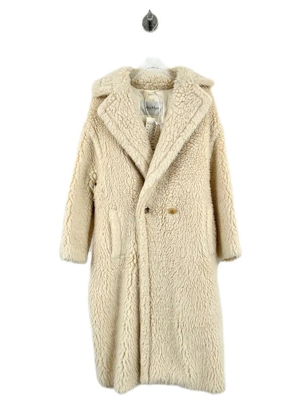 MaxMara Cream Wool Women's Coat 0089