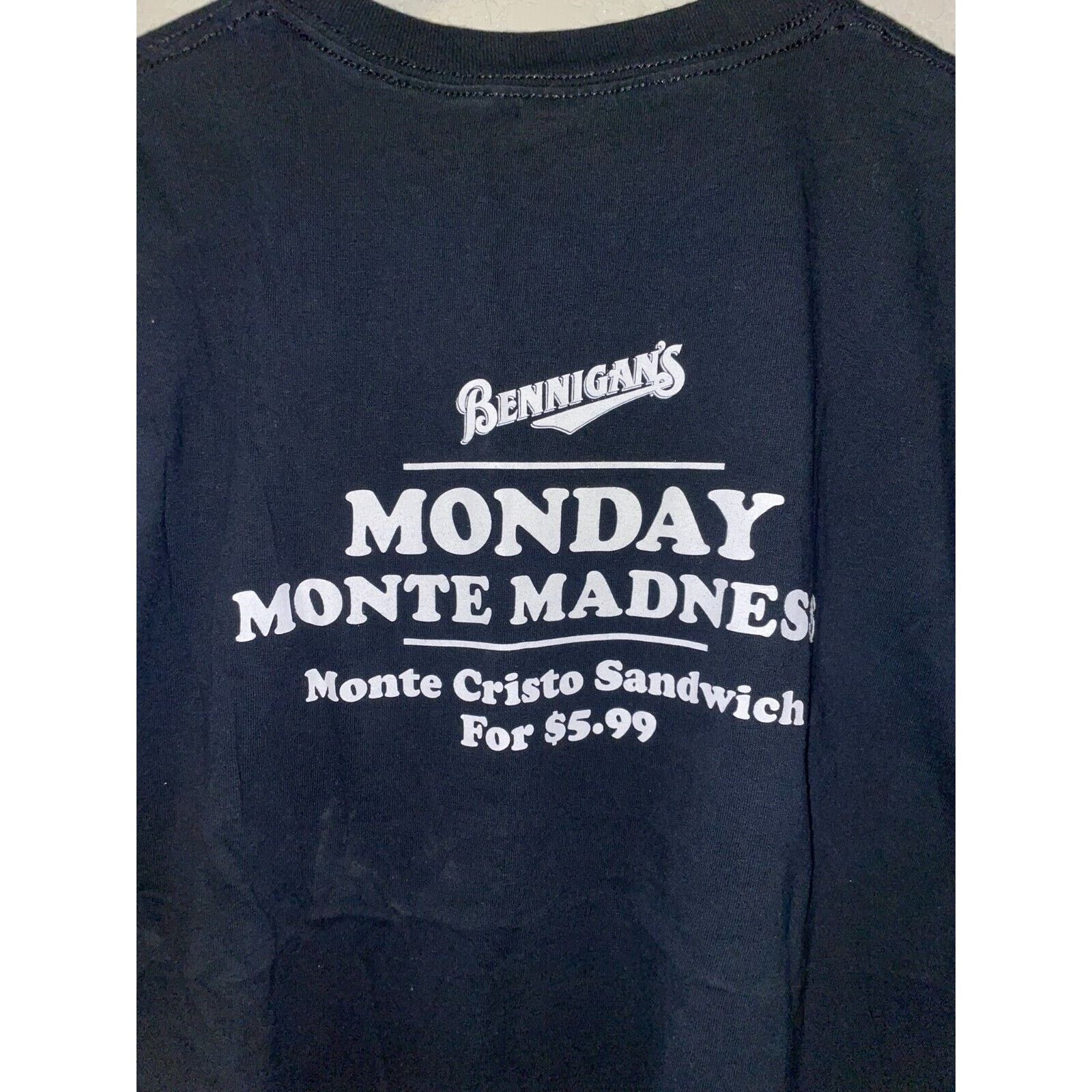 Gildan Bennigans Experience Shirt The Full Monte Cristo Sandwich XL Size US XL / EU 56 / 4 - 7 Thumbnail