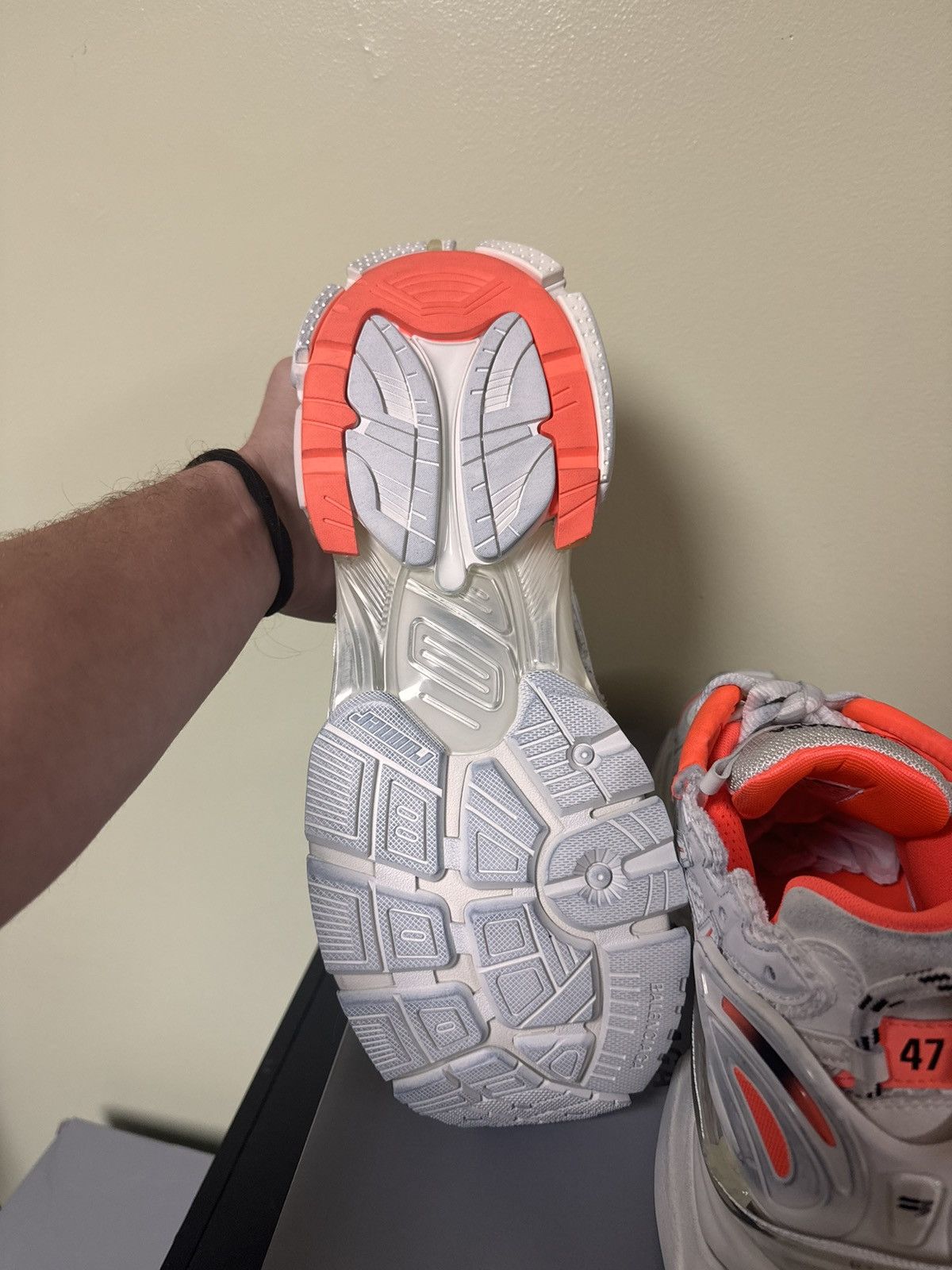 Balenciaga Balenciaga White Orange runner 47 Size US 14 / EU 47 - 5 Thumbnail