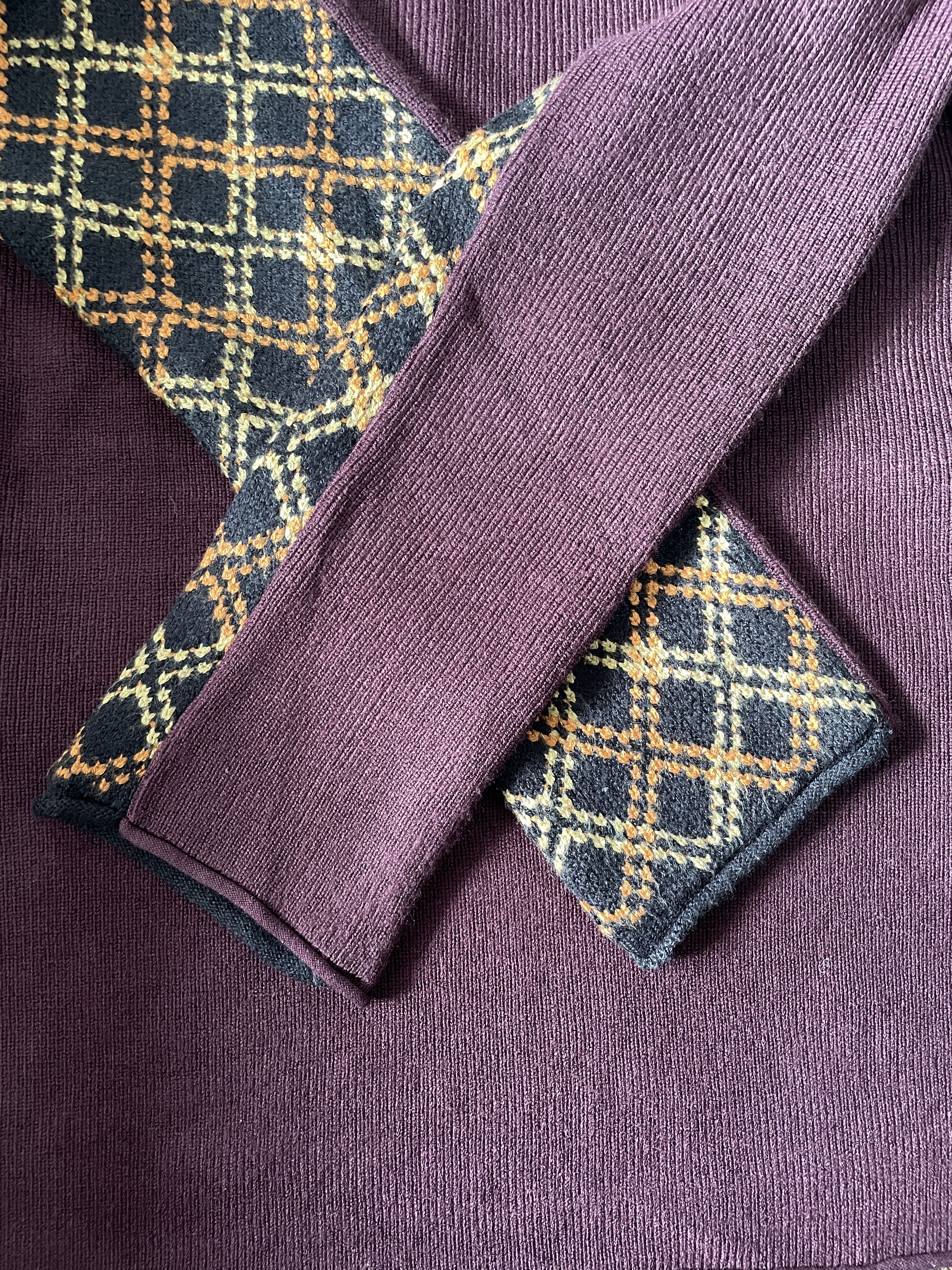 GU × Undercover GU X Undercover Geometric Check Pattern Crewneck Knit Size L / US 10 / IT 46 - 5 Thumbnail