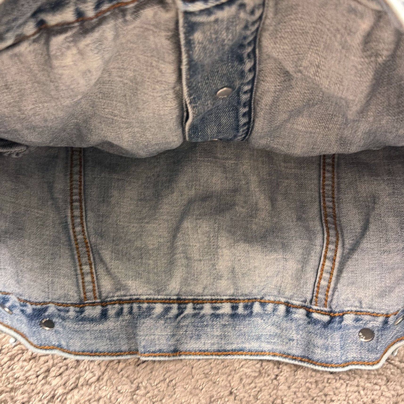 Gap VINTAGE Gap Jacket Womens S Blue Denim Light Wash Trucker 100% Cotton Casual Size S / US 4 / IT 40 - 4 Thumbnail