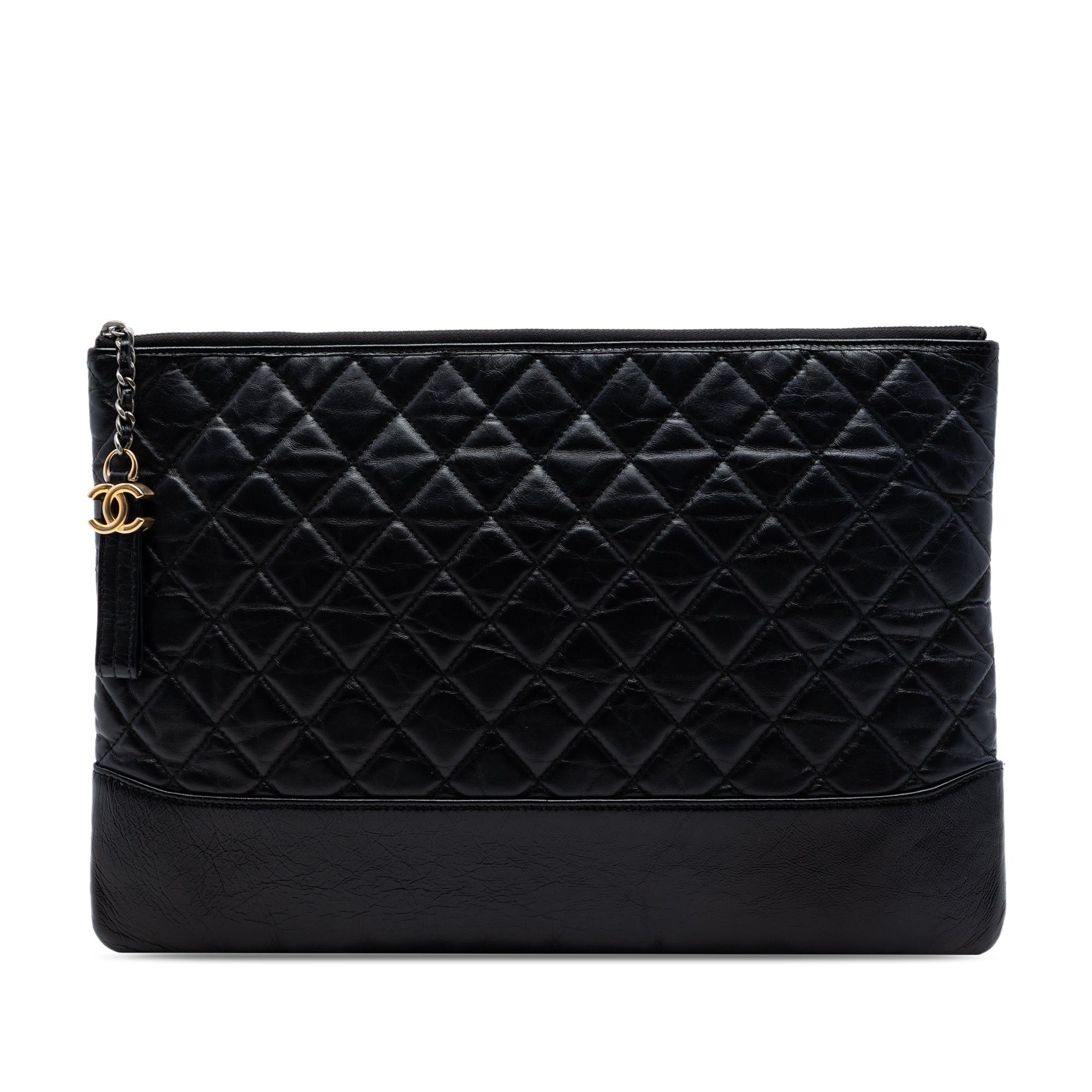 Chanel Large Aged Calfskin Gabrielle O Case Clutch Size ONE SIZE - 1 Thumbnail