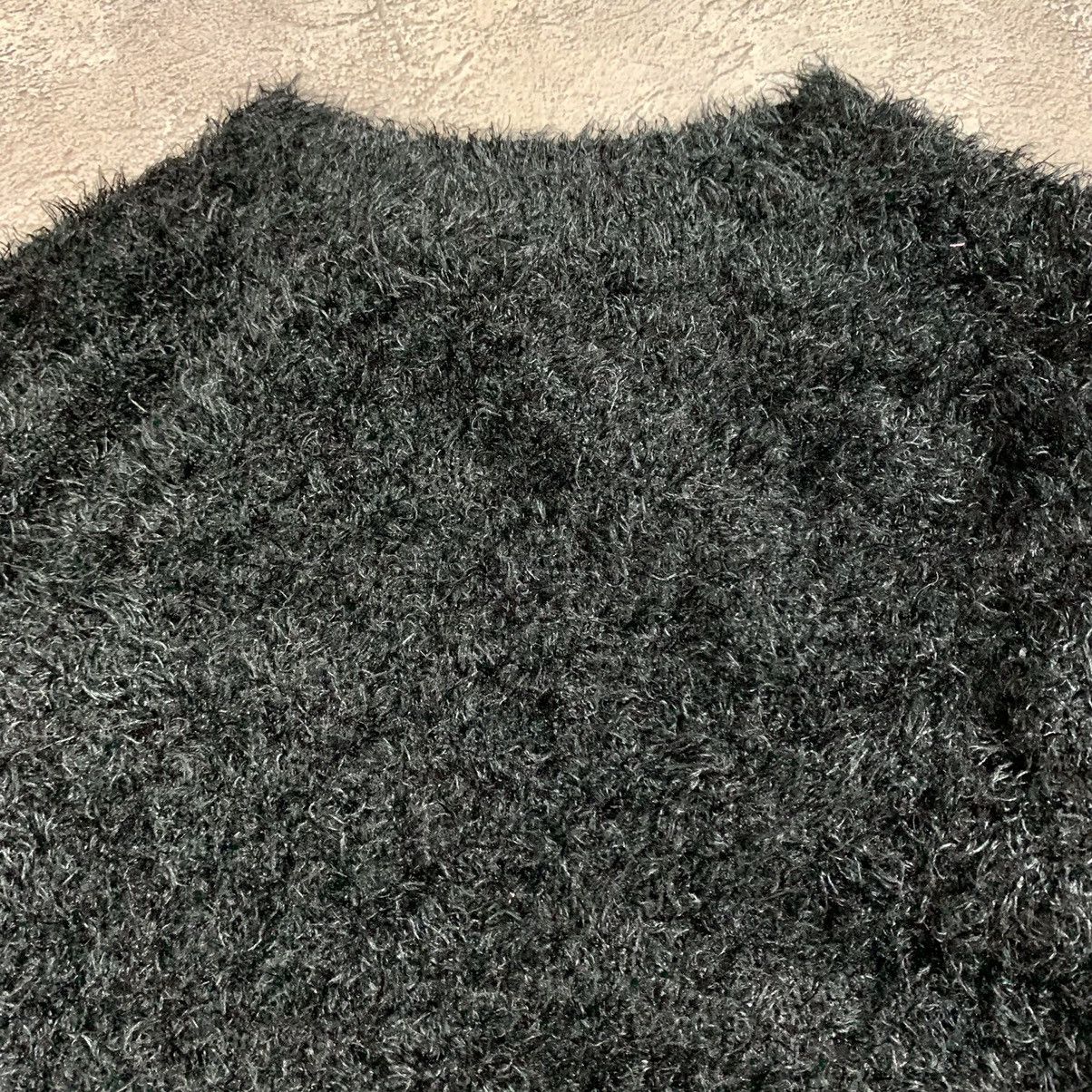 Vintage Vintage 90s Mohair Oversized Sweater Y2K Grunge Black Logo M Size M / US 6-8 / IT 42-44 - 4 Thumbnail
