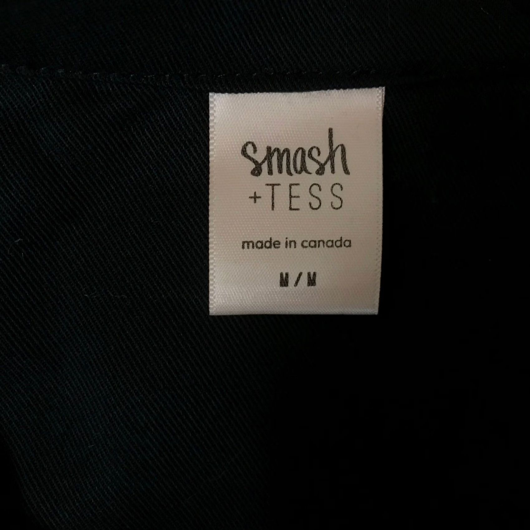 Vintage Smash + Tess Jumpsuit Romper Womens M Black Tencel Zip Front Long Sleeve Utility Size M / US 6-8 / IT 42-44 - 7 Thumbnail