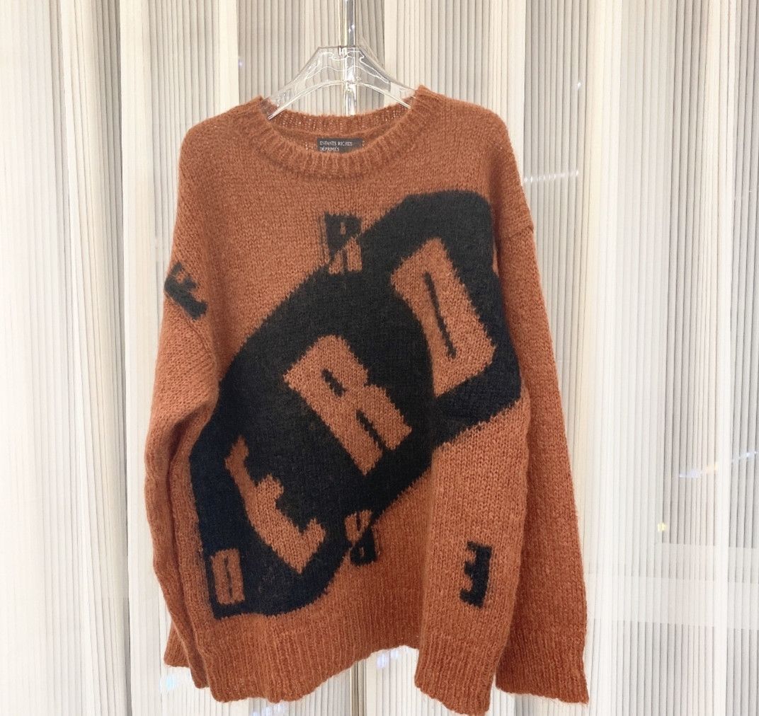 Enfants Riches Deprimes ENFANTS RICHES DEPRIMES mohair logo sweater Size US M / EU 48-50 / 2 - 1 Thumbnail