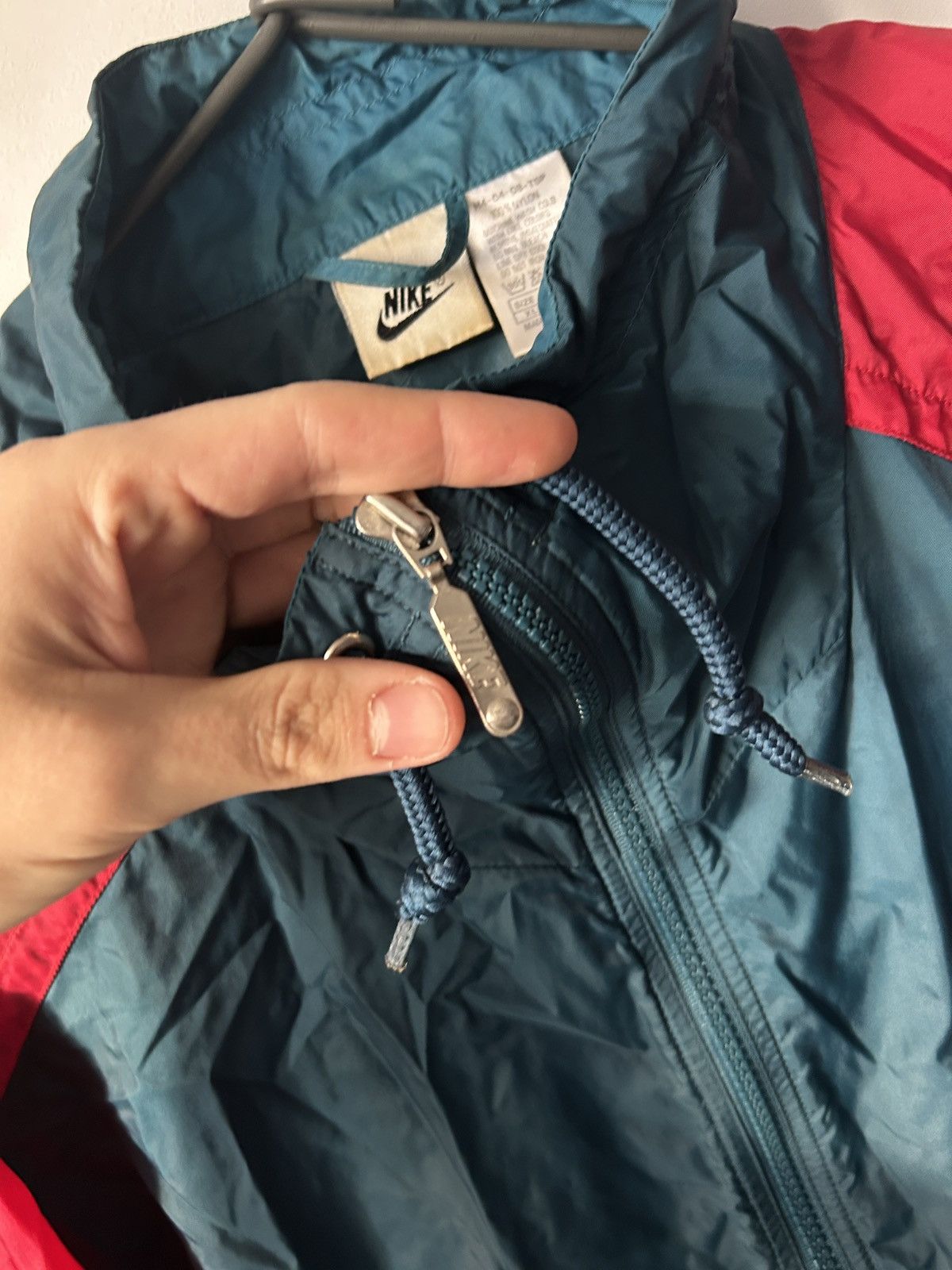 Nike × Vintage Vintage 90s Nike windbreaker Size US XL / EU 56 / 4 - 5 Thumbnail