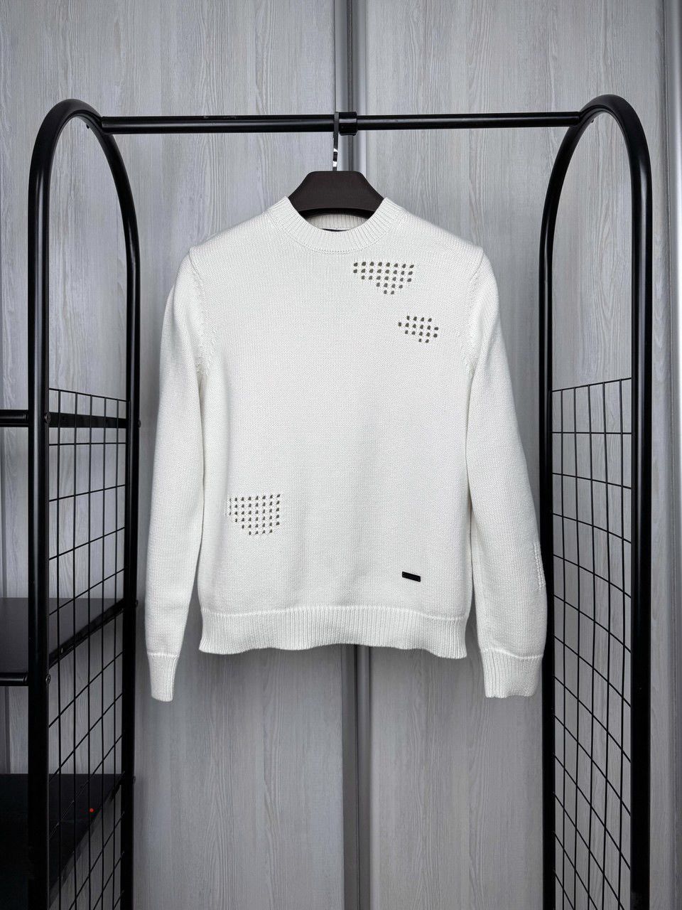 The Kooples The Kooples Paris Wool/Cotton distressed sweater unisex XS Size US XS / EU 42 / 0 - 1 Thumbnail