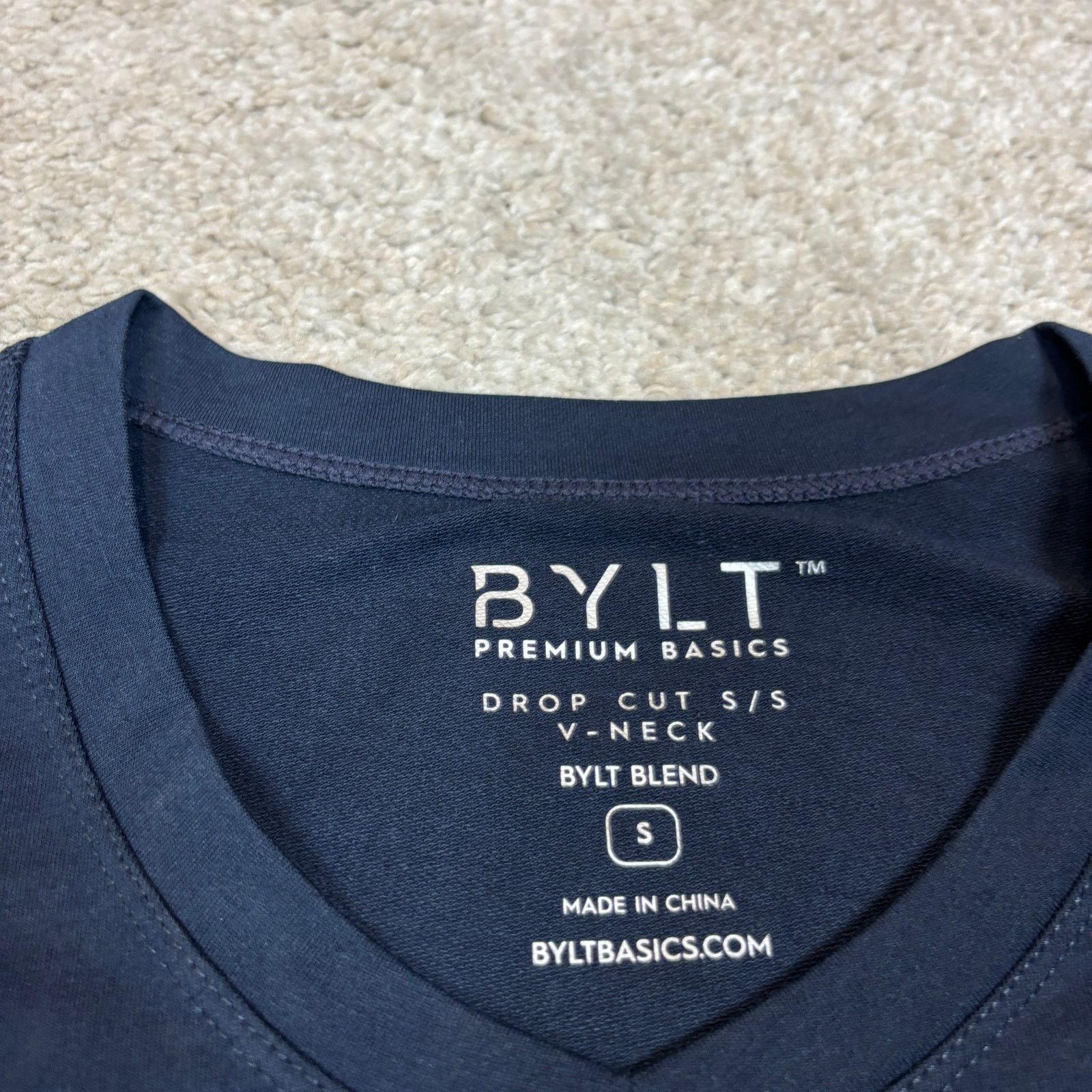 Other Bylt Drop Cut Short Sleeve V Neck T Shirt Men's Small Size US S / EU 44-46 / 1 - 6 Thumbnail