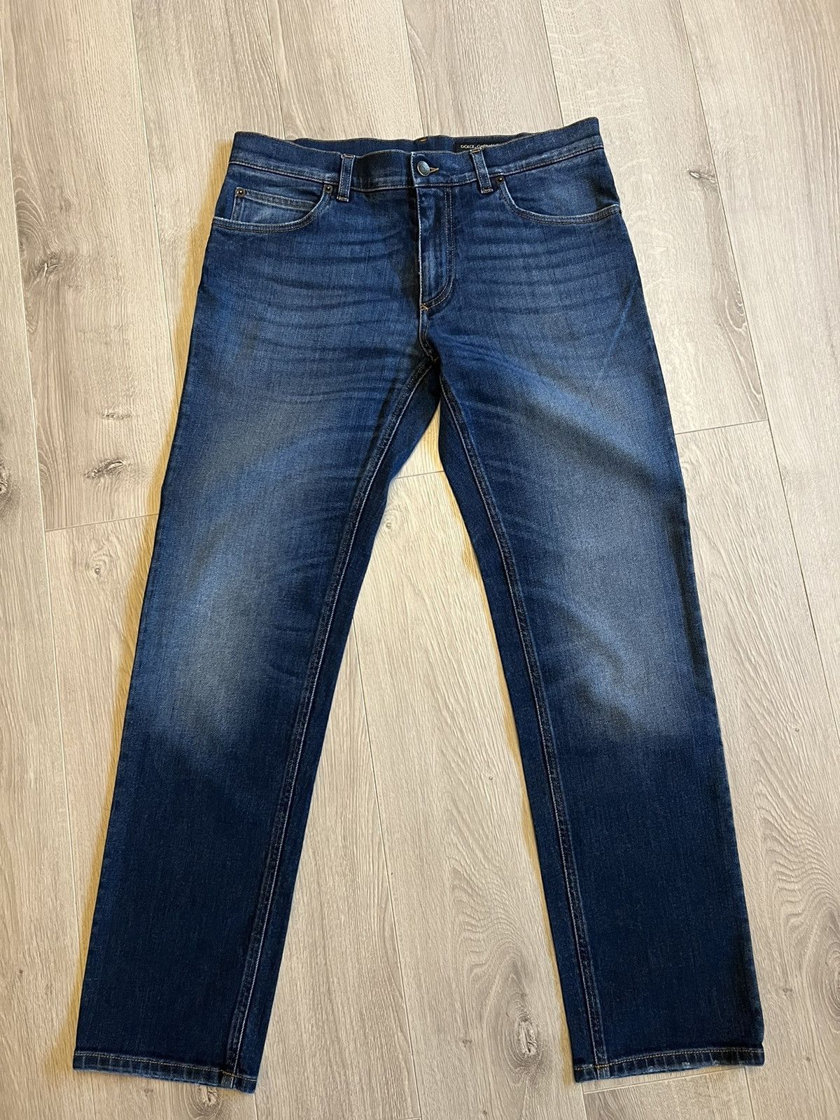 Dolce & Gabbana Men Dolce & Gabbana Blue Comfort Stretch Jeans Size 40/M Size US 33 - 2 Thumbnail