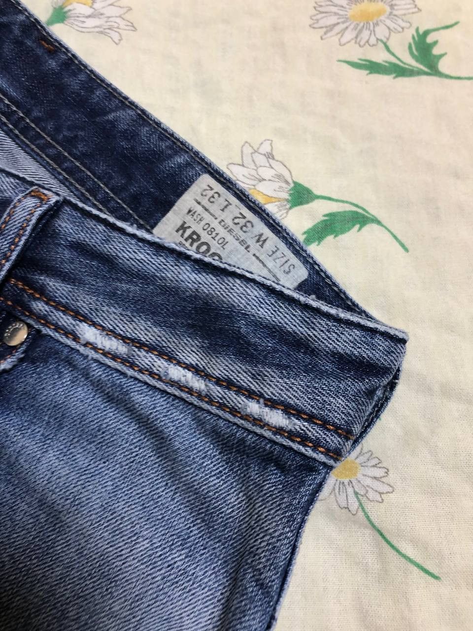 Diesel DIESEL Krooley Regular Slim-Carrot 0R83P Jeans Men's Size US 32 / EU 48 - 11 Thumbnail