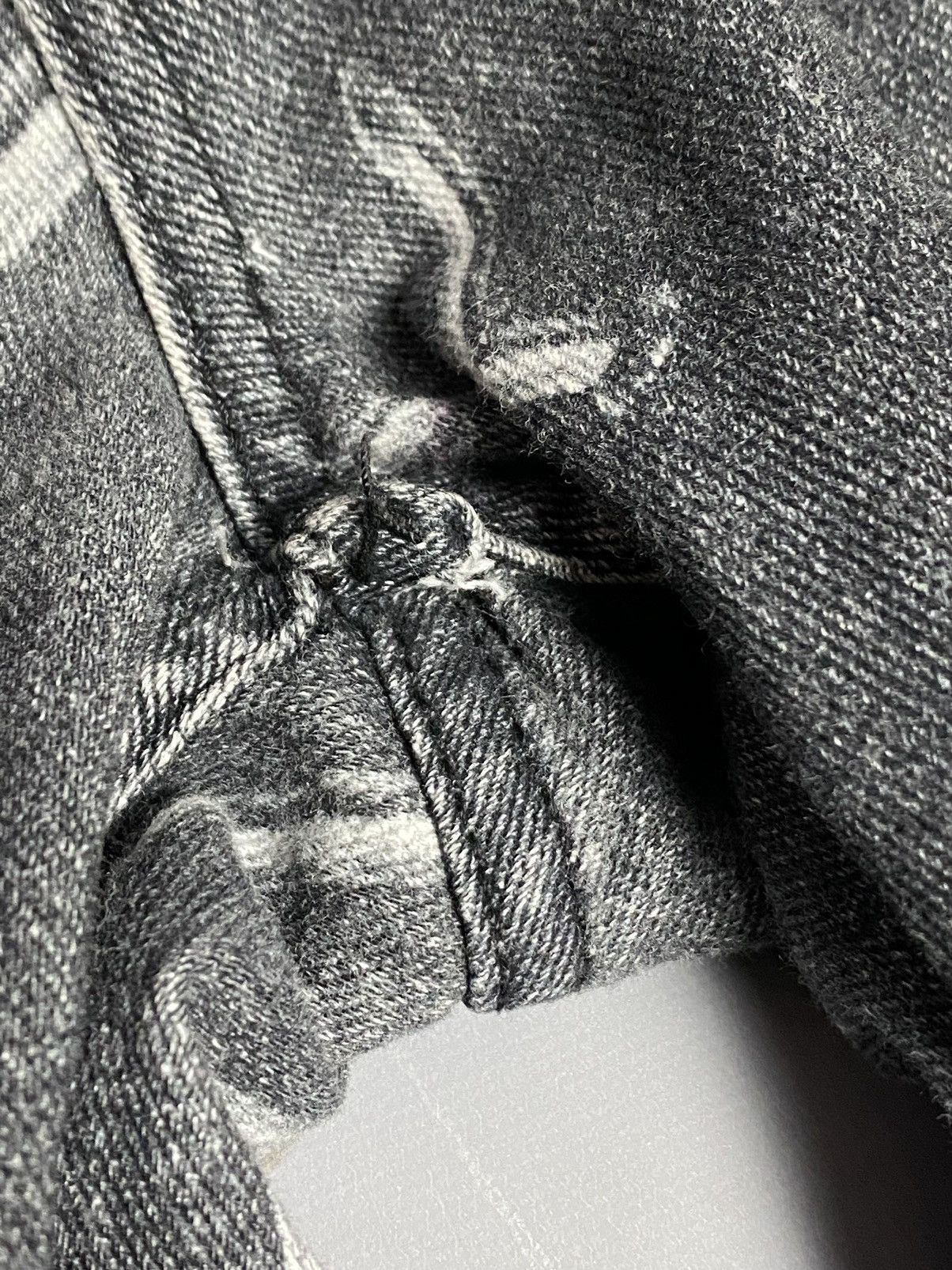 Jaded London Jaded London Jeans W34 Relaxed Fit Faded Black Nail Print Size US 34 / EU 50 - 12 Thumbnail