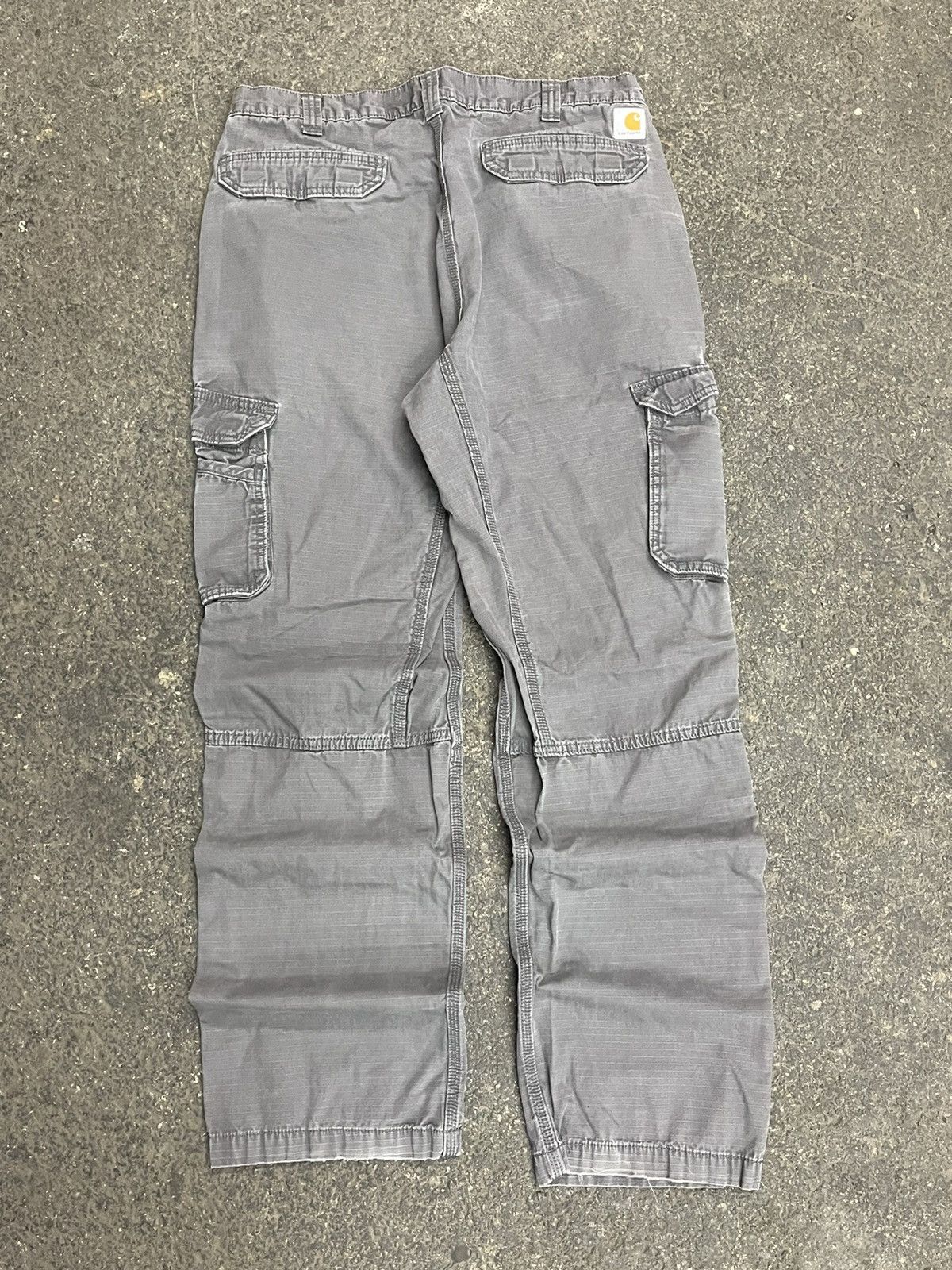 Carhartt × Vintage Carhartt cargo pants y2k streetwear hype baggy faded Size US 36 / EU 52 - 1 Thumbnail