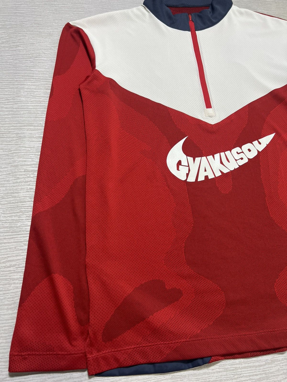 Nike × Undercover Nike - Undercover Gyakusou - NRG Half Zip Long-Sleeve Top Size US S / EU 44-46 / 1 - 7 Thumbnail