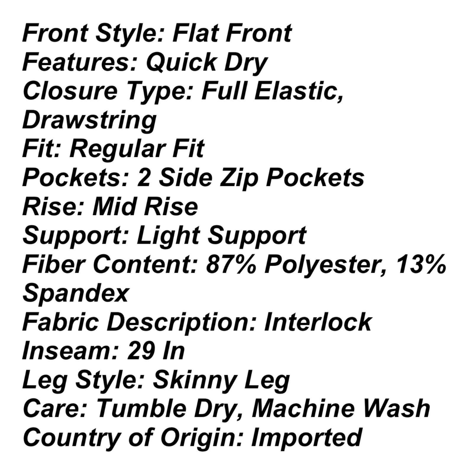 Other Xersion - Women's Mid-Rise Jogger Pants - Comfortable Fit - Size 28" / US 6 / IT 42 - 10 Thumbnail