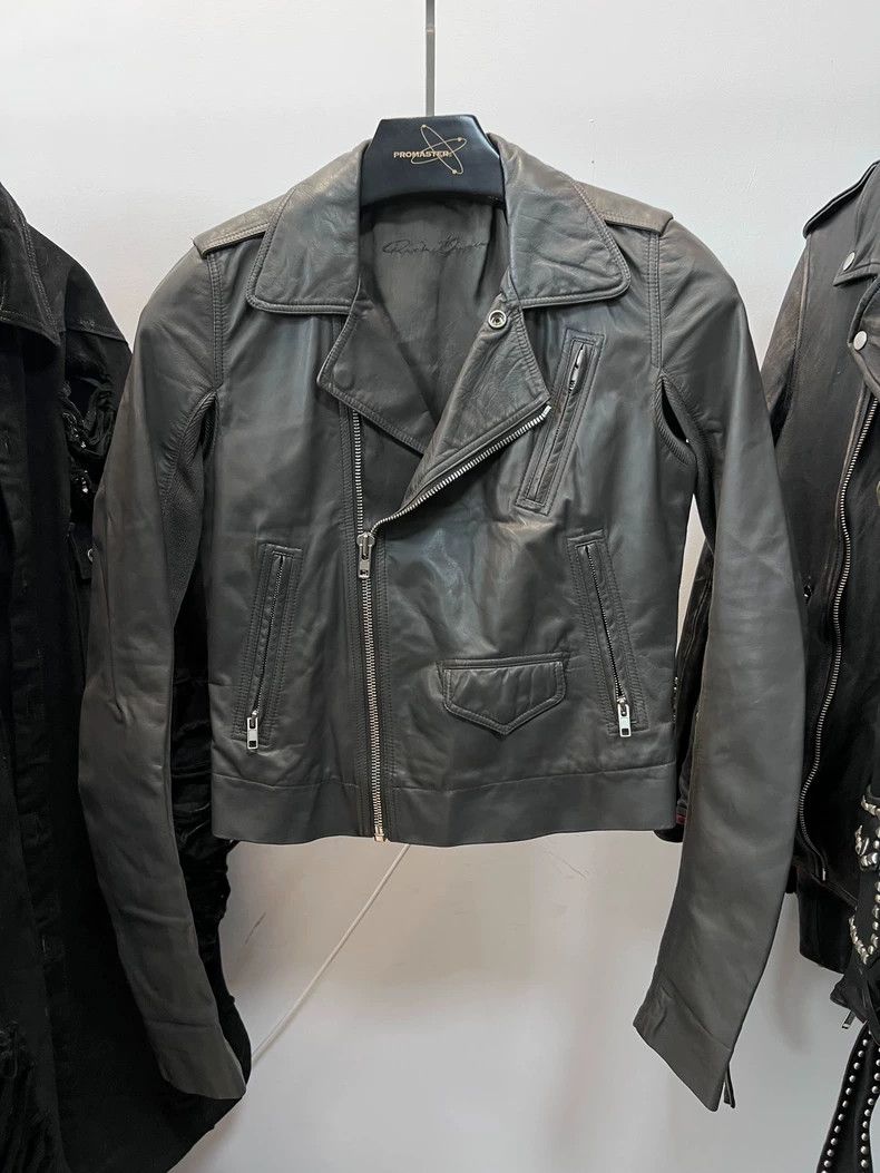 Rick Owens Rick Owens Biker Leather Jacket 2504-Nextarrow Size M / US 6-8 / IT 42-44 - 1 Thumbnail