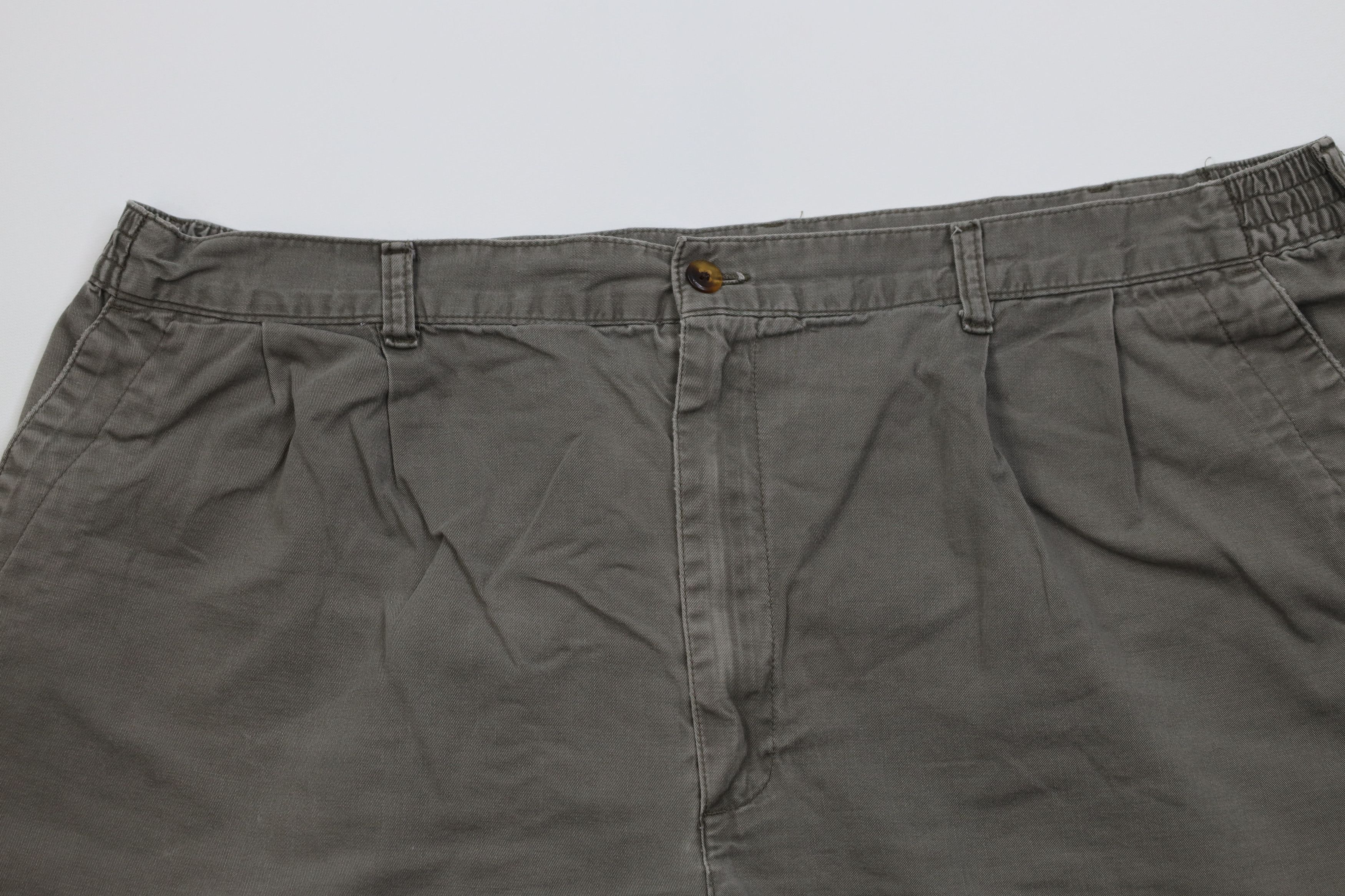 L.L. Bean Vintage 90s LL Bean Above Trekking Shorts Gray Green USA Size US 40 / EU 56 - 2 Thumbnail