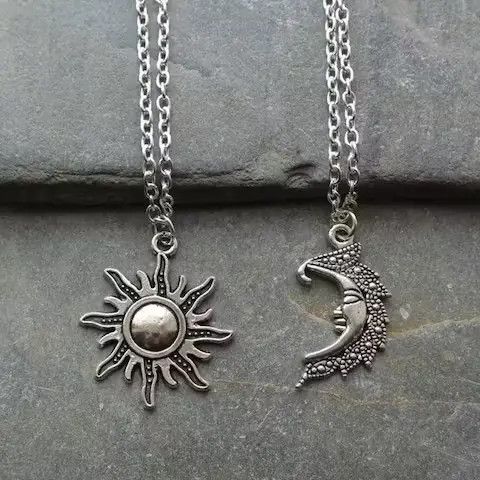 Other Sun + Moon Pendant Chain Necklace Size ONE SIZE - 2 Thumbnail