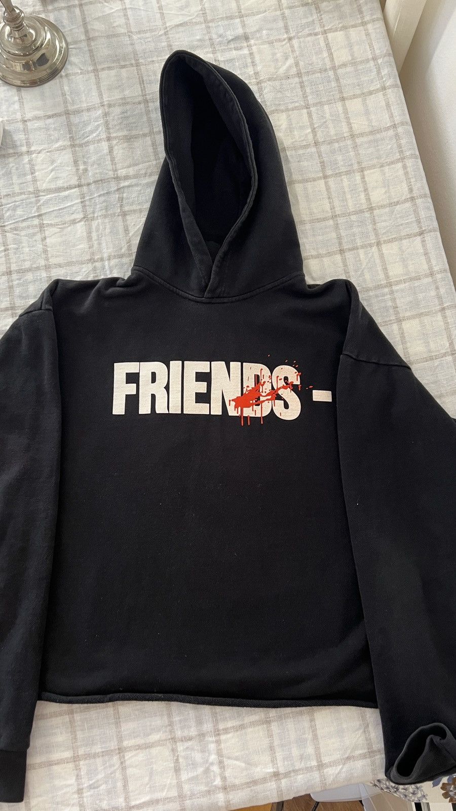 Vlone Vlone FRIENDS - First 48 Hoodie (Black) Size US M / EU 48-50 / 2 - 3 Thumbnail