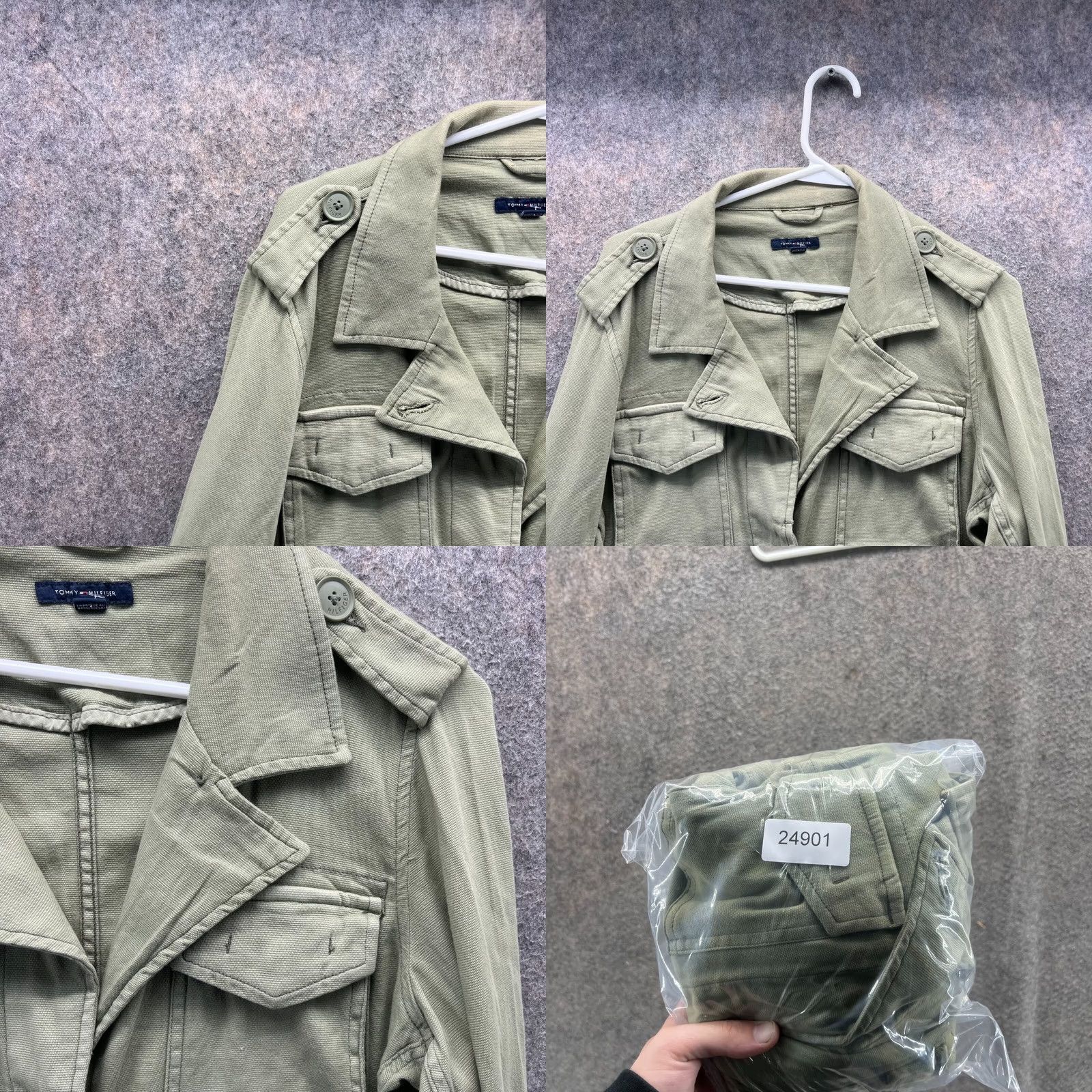 Tommy Hilfiger Tommy Hilfiger Jacket Women L Military Field Olive Green Pockets Canvas Size L / US 10 / IT 46 - 8 Thumbnail