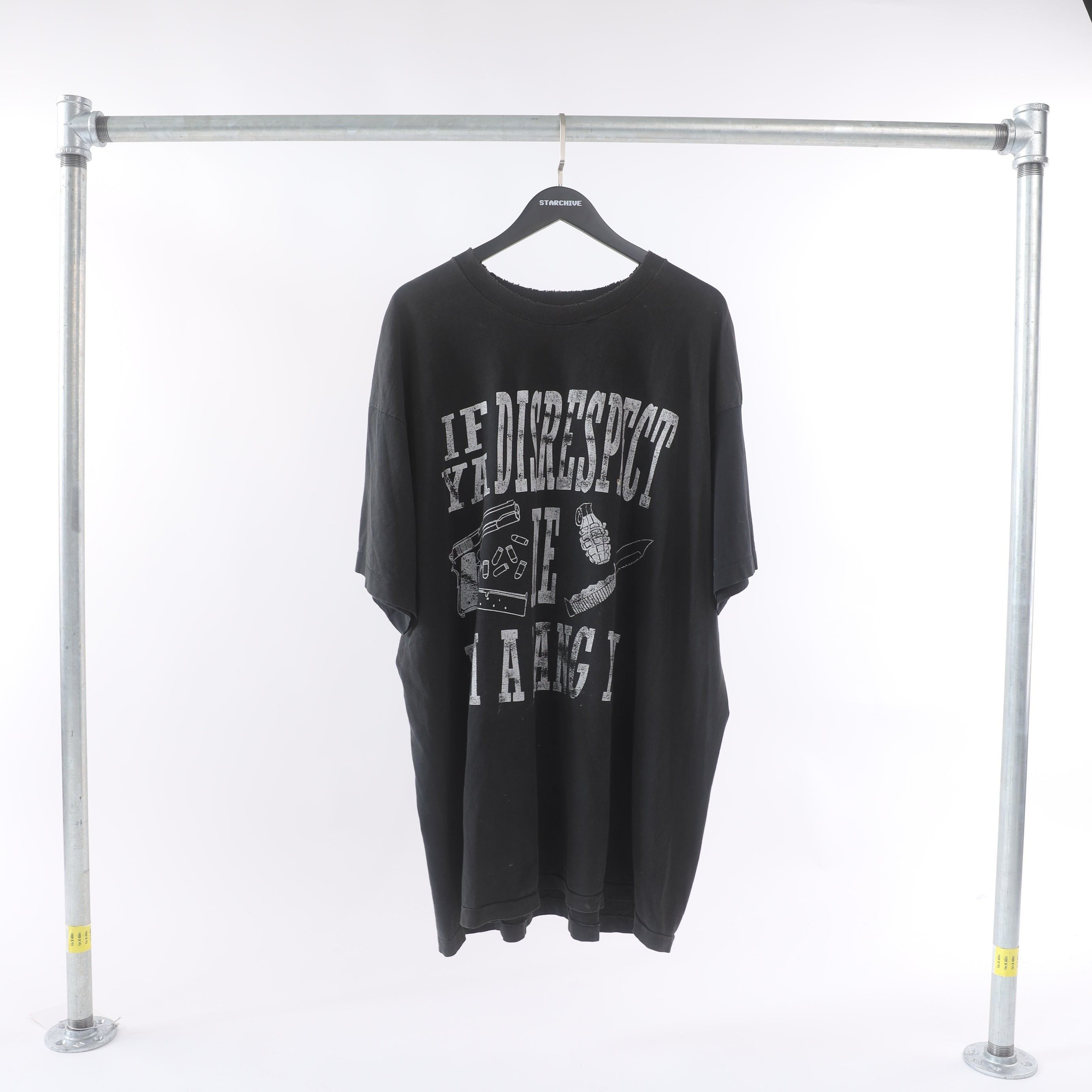Vintage If Ya Disrespect Vintage Tee Size US XXL / EU 58 / 5 - 4 Thumbnail