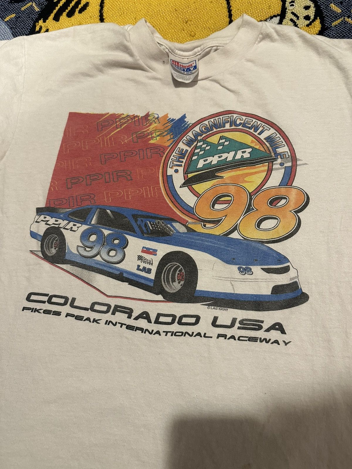 Hanes Vintage 1998 Pikes Peak Racing T Shirt Hanes Beefy Size US M / EU 48-50 / 2 - 3 Thumbnail
