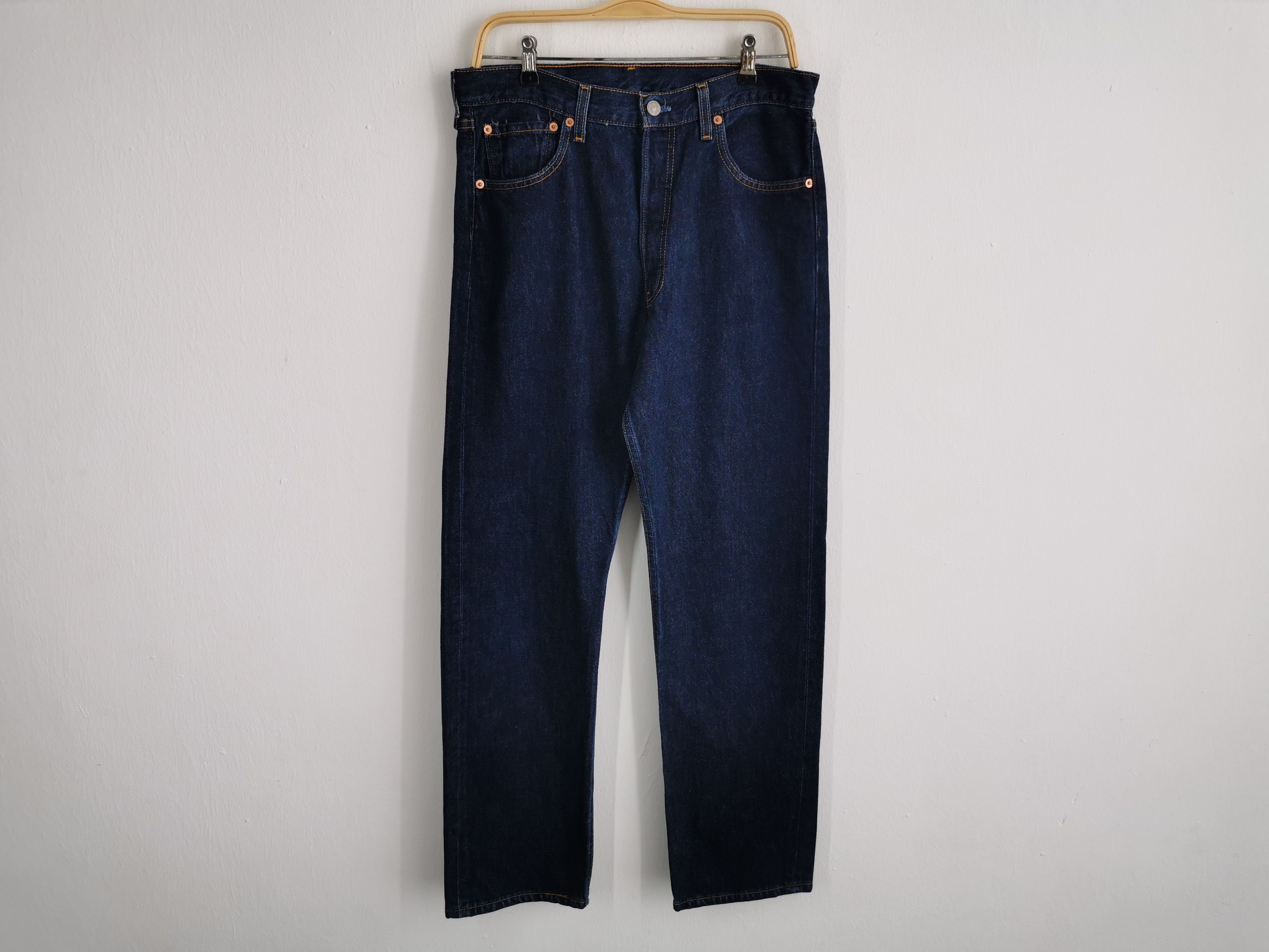 Levi's Vintage 90s Levis Lot 501 Denim Made In USA Size 34/34x32 Size US 34 / EU 50 - 3 Thumbnail